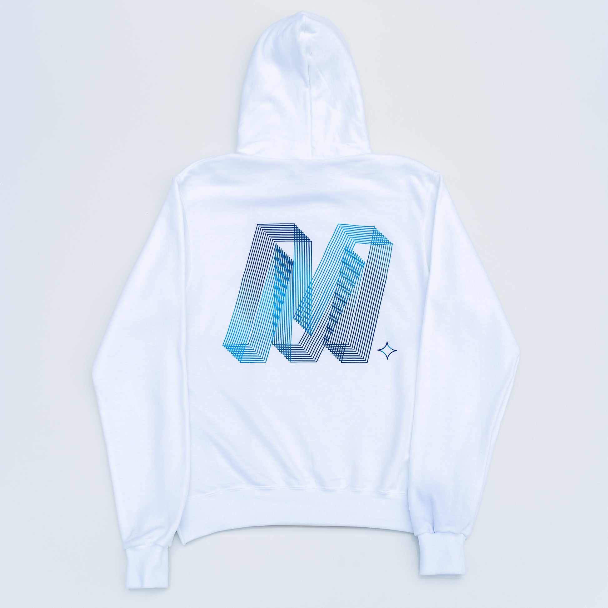 The Blur Holographic Hoodie (white) - Motier Lafayette 
