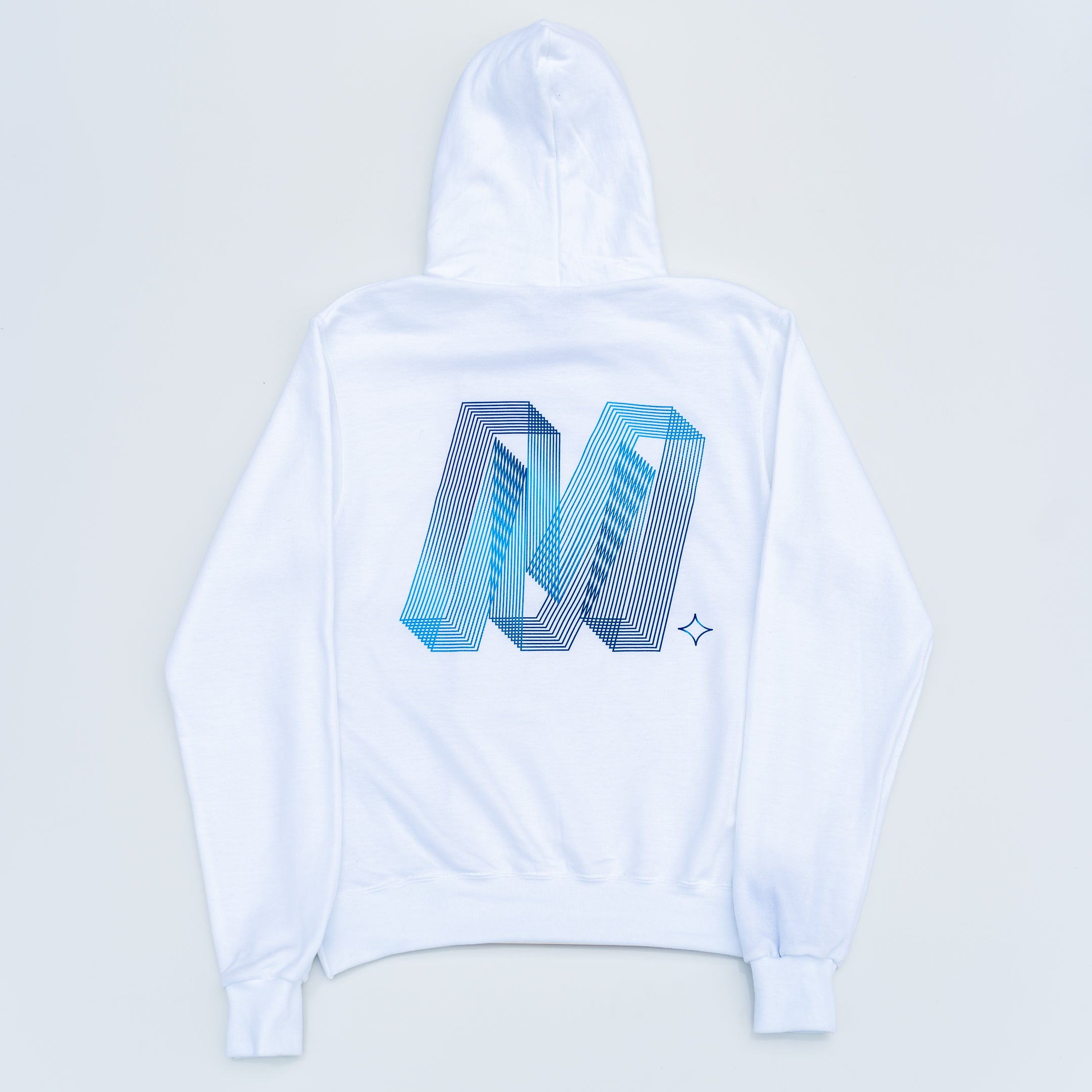 The Blur Holographic Hoodie (white) - Motier Lafayette 