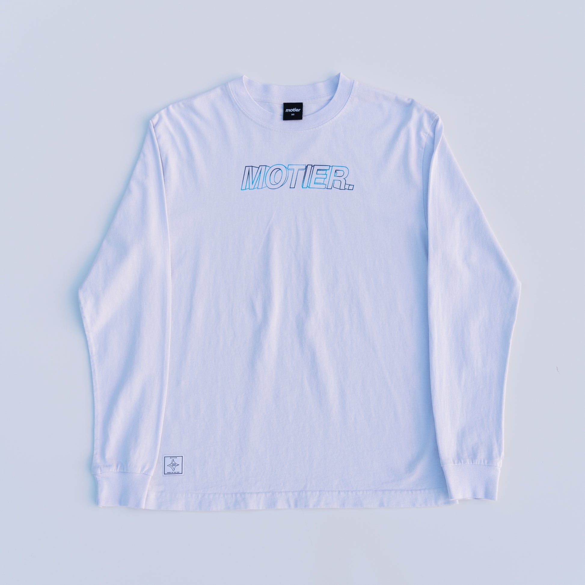 The Blurr Holographic L/S Luxe Tee (Cloud Gradient) - Motier Lafayette 