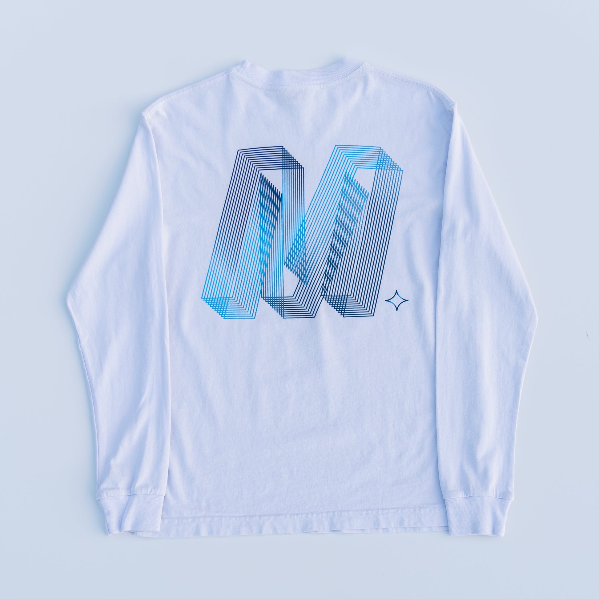 The Blurr Holographic L/S Luxe Tee (Cloud Gradient) - Motier Lafayette 