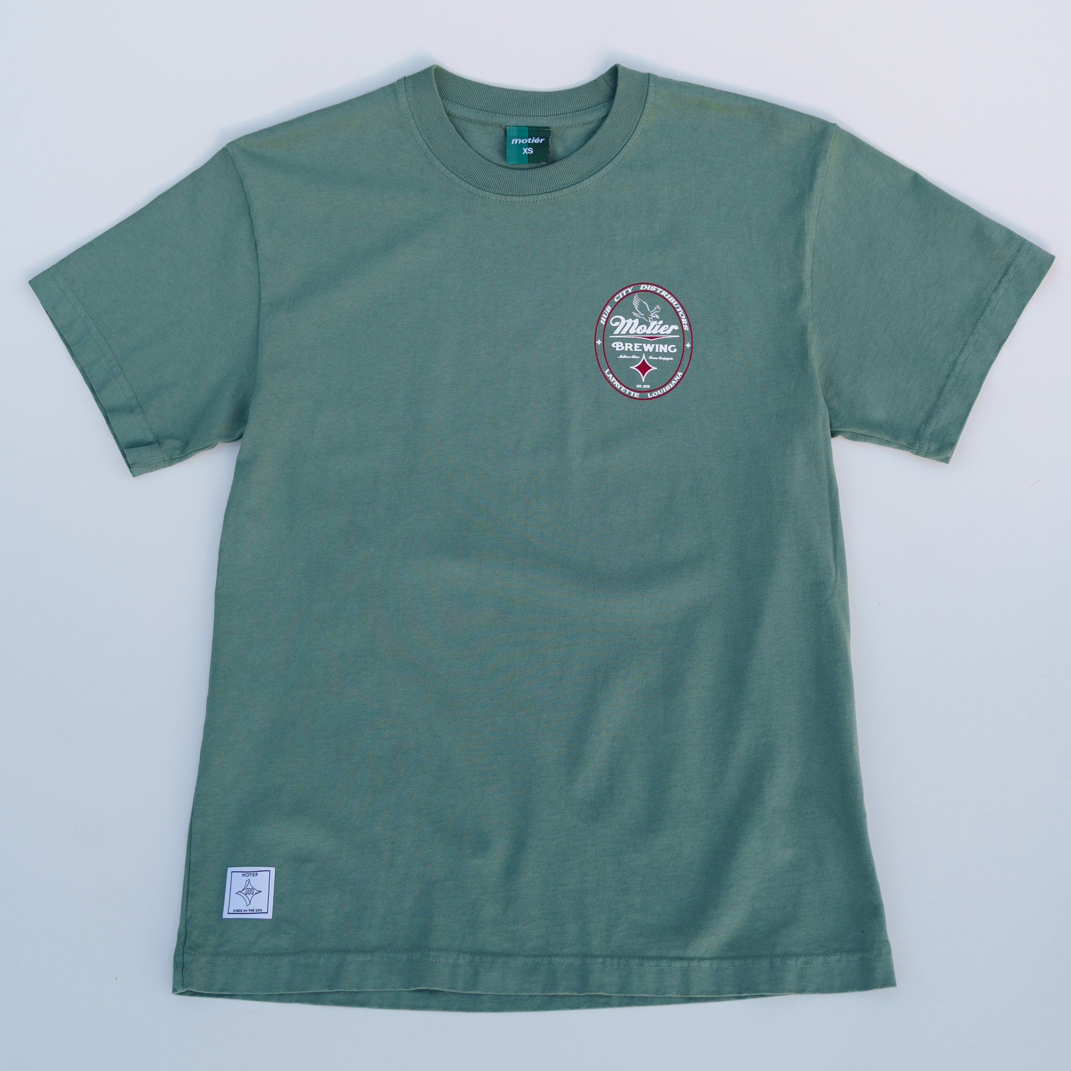 The Brewery Luxe Premium Tee (Silver Pine) - Motier Lafayette 