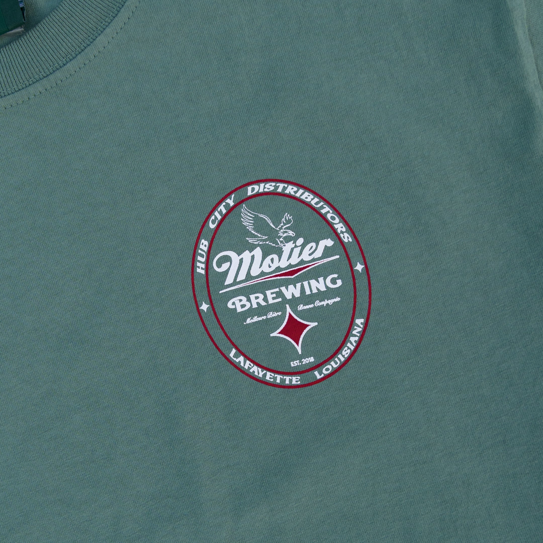 The Brewery Luxe Premium Tee (Silver Pine) - Motier Lafayette 