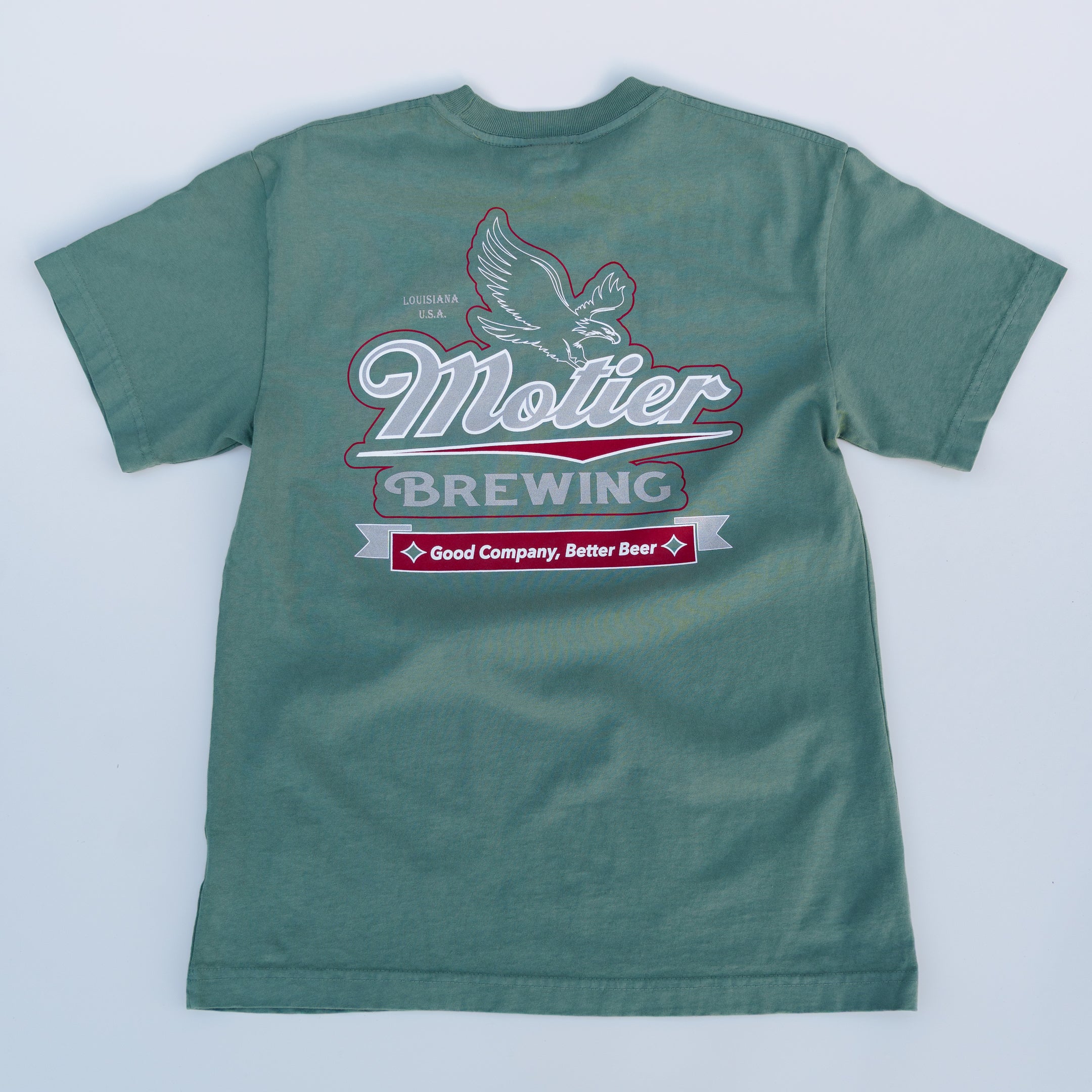 The Brewery Luxe Premium Tee (Silver Pine) - Motier Lafayette 