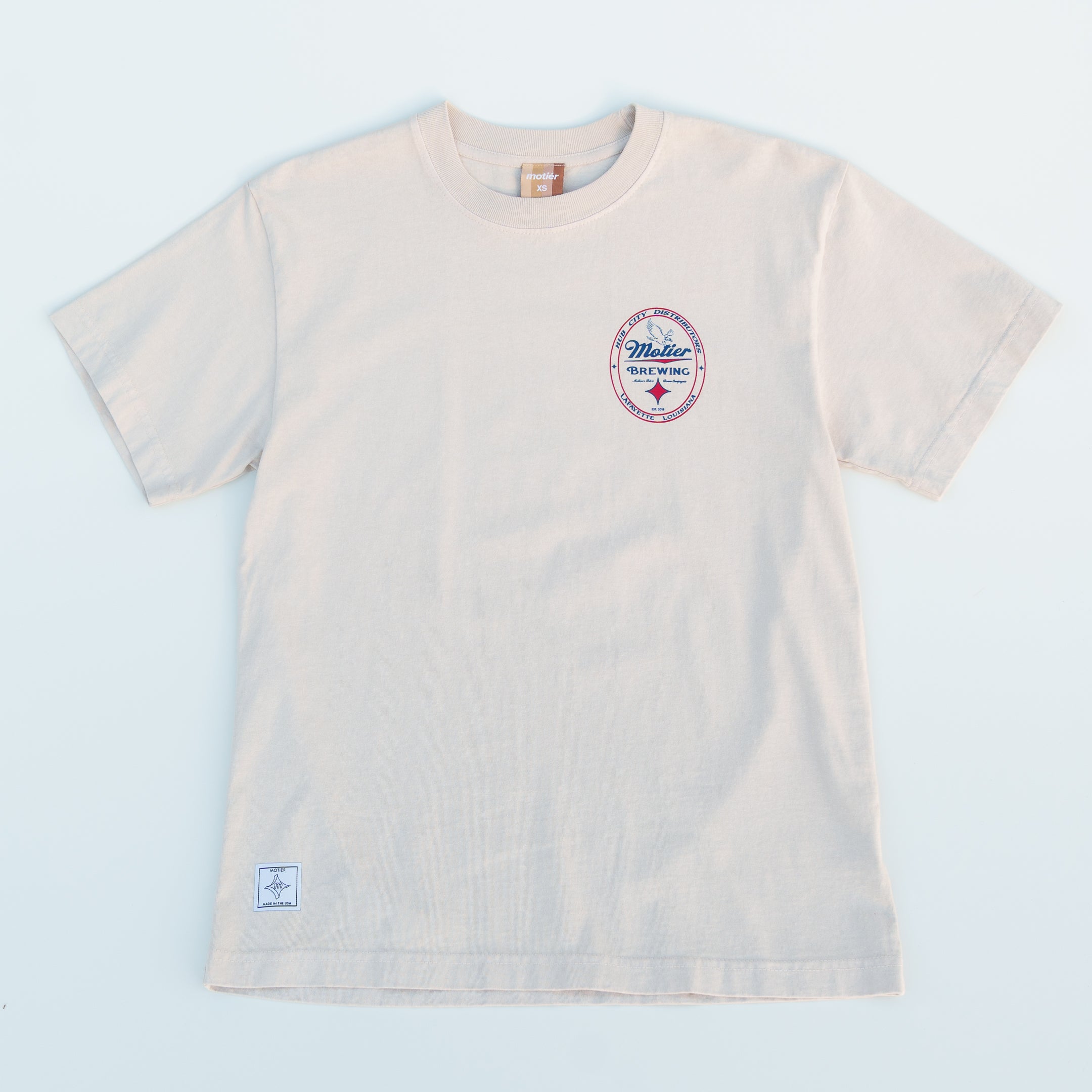The Brewery Luxe Premium Tee (Frost) - Motier Lafayette 