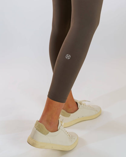 Lycra Seamless Highwaist Leggings (Brushed Nickel)