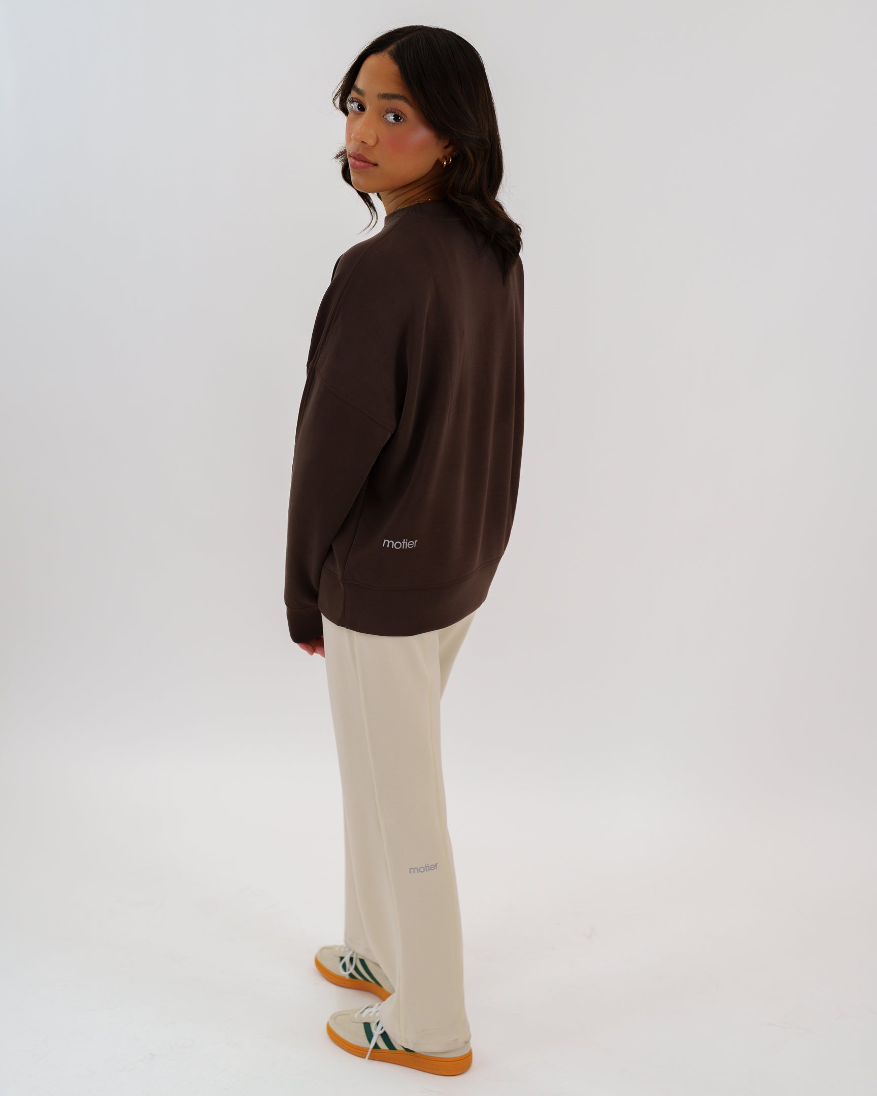 Buttersoft Oversized Crewneck (French Roast)