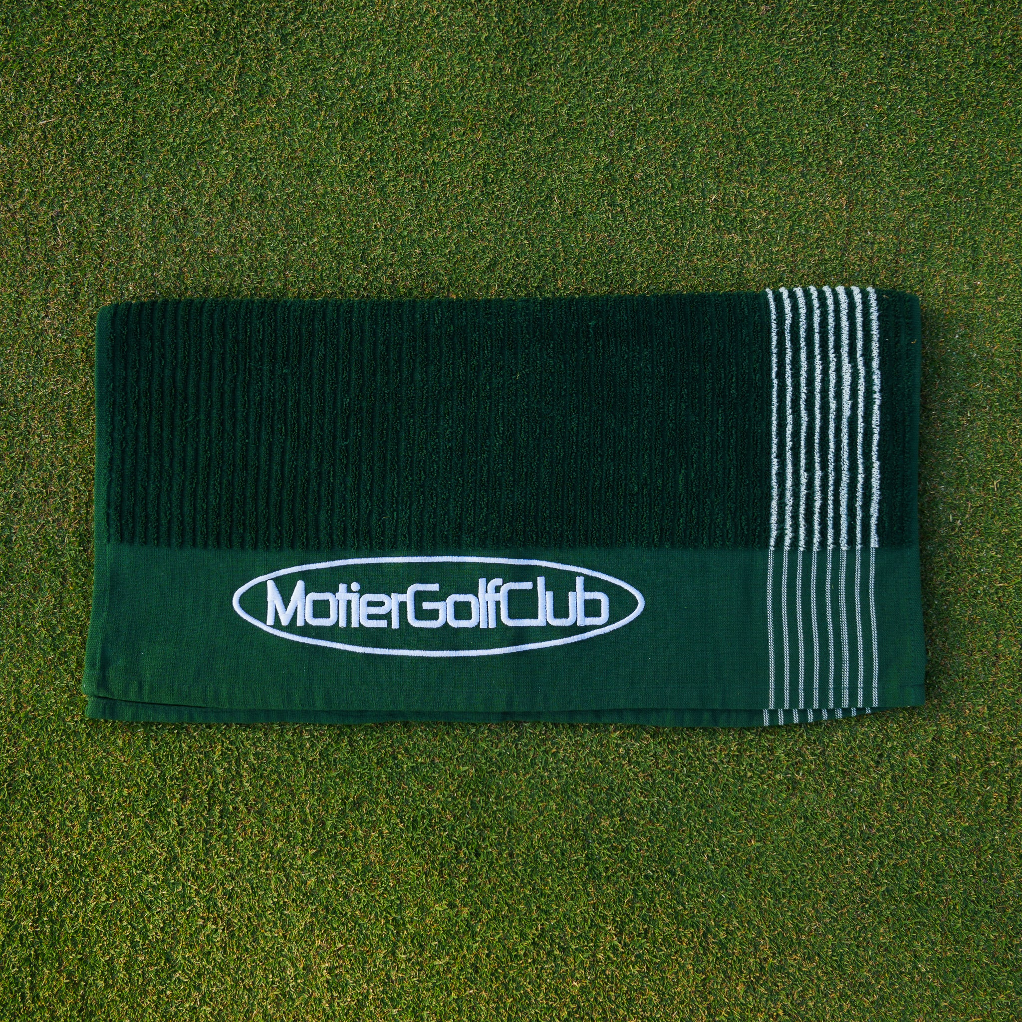 Motier Golf Club Caddy Towel (Green/White)