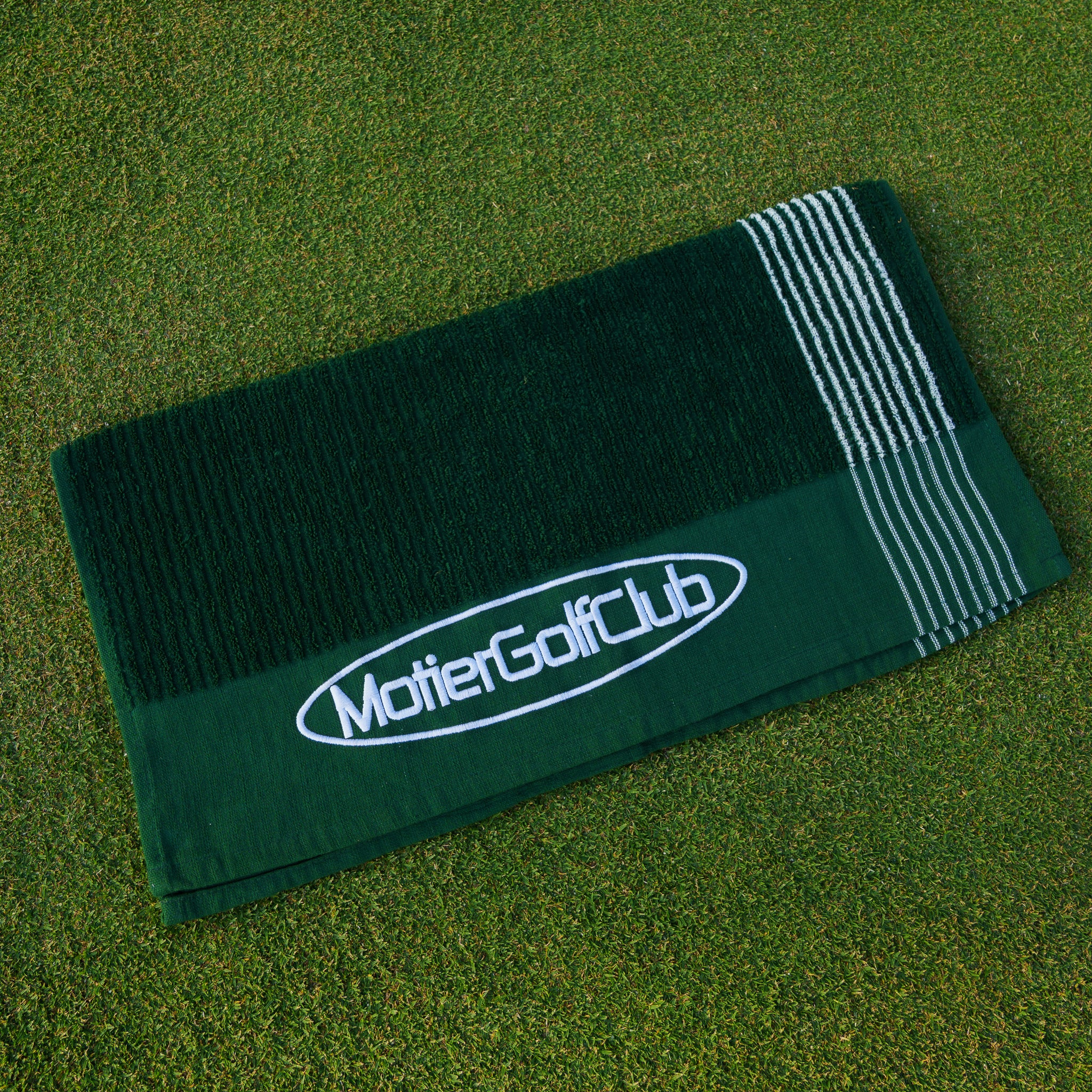 Motier Golf Club Caddy Towel (Green/White)