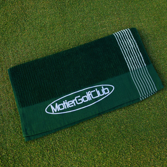 Motier Golf Club Caddy Towel (Green/White)