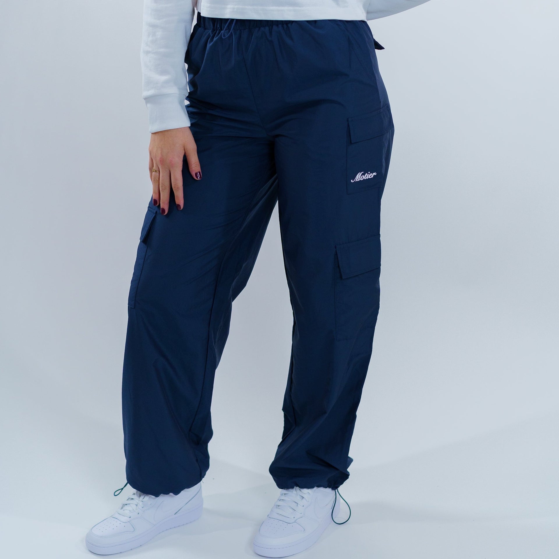 The Woven Cargo Pant (Navy) – Motier Lafayette