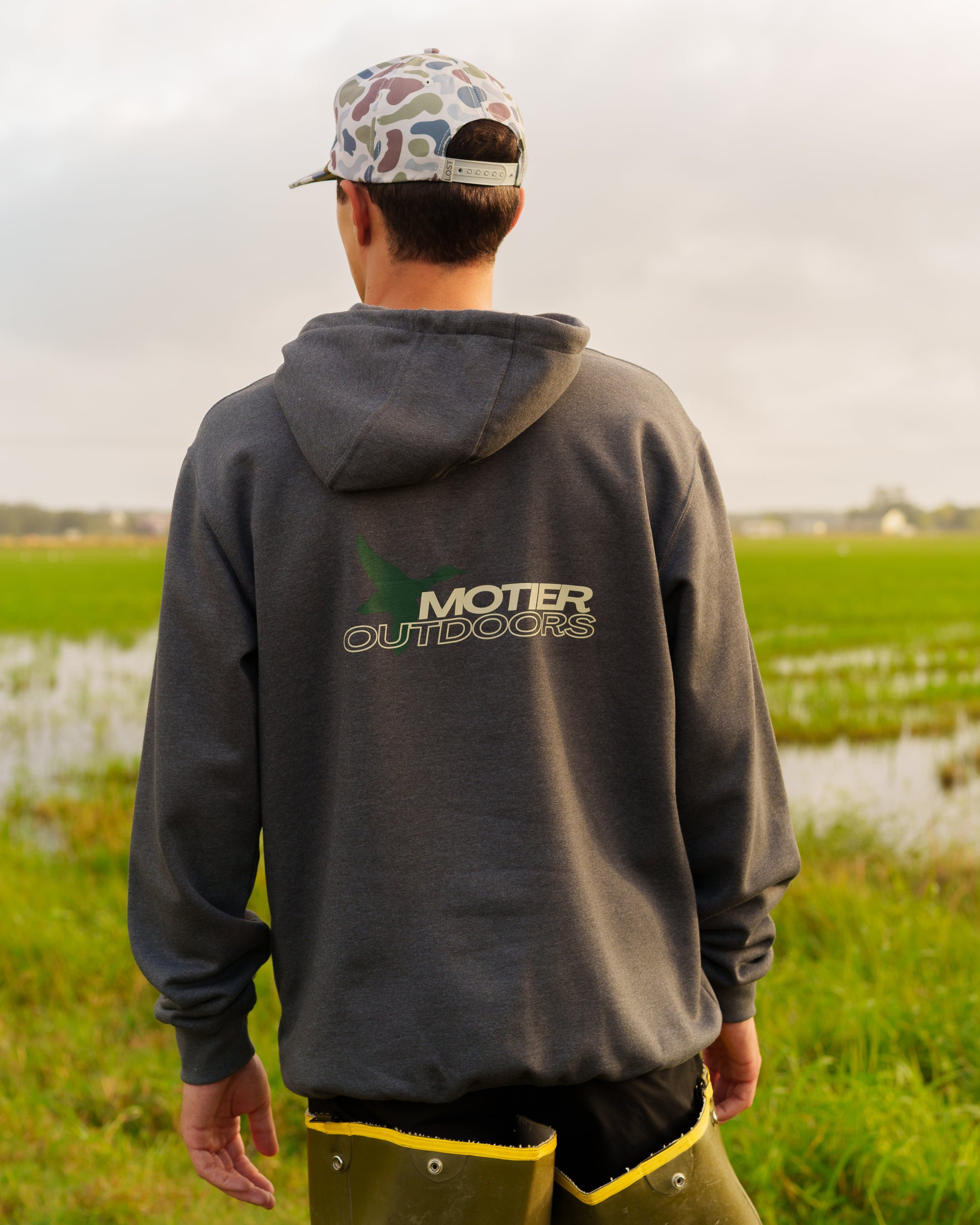 Motier Outdoors Carhartt Hoodie (Charcoal) - Motier Lafayette 