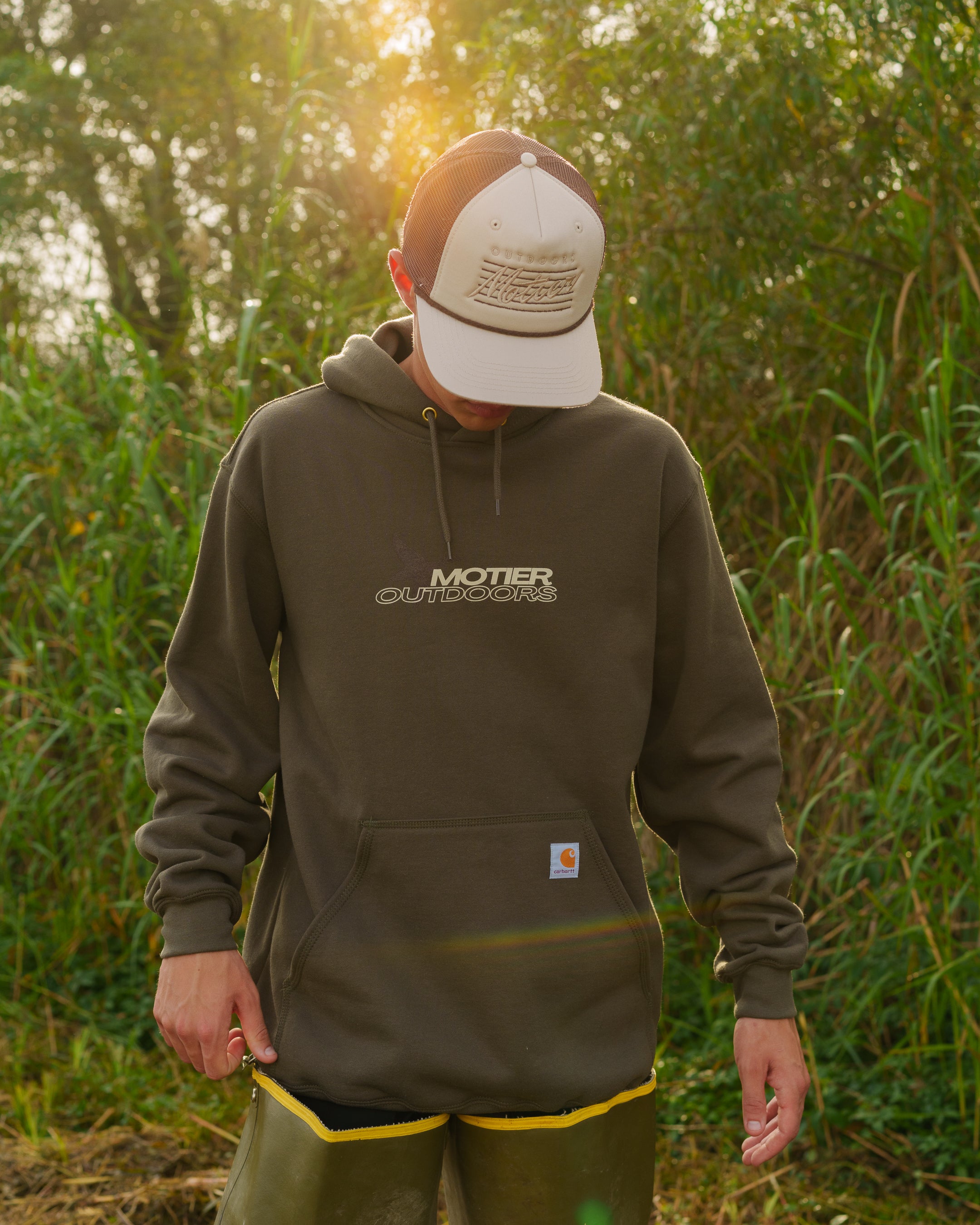Motier Outdoors Carhartt Hoodie (Marsh Green) - Motier Lafayette 