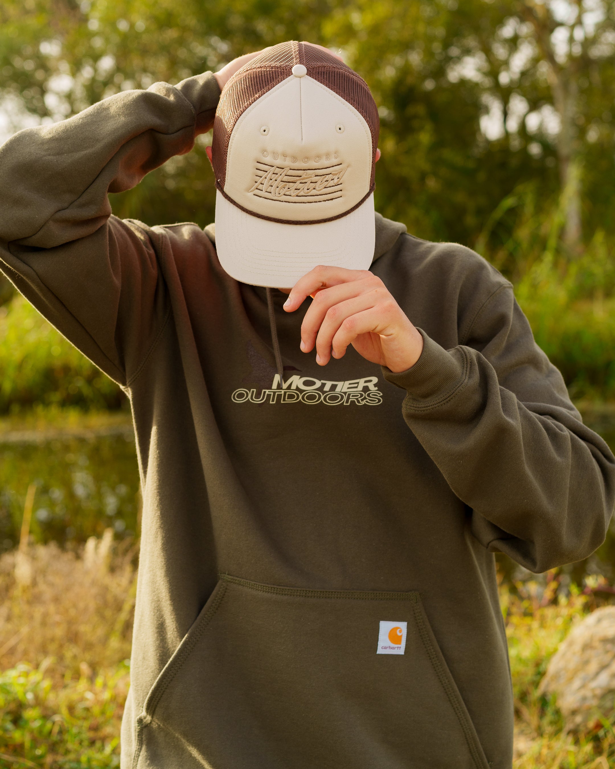 Motier Outdoors Carhartt Hoodie (Marsh Green) - Motier Lafayette 