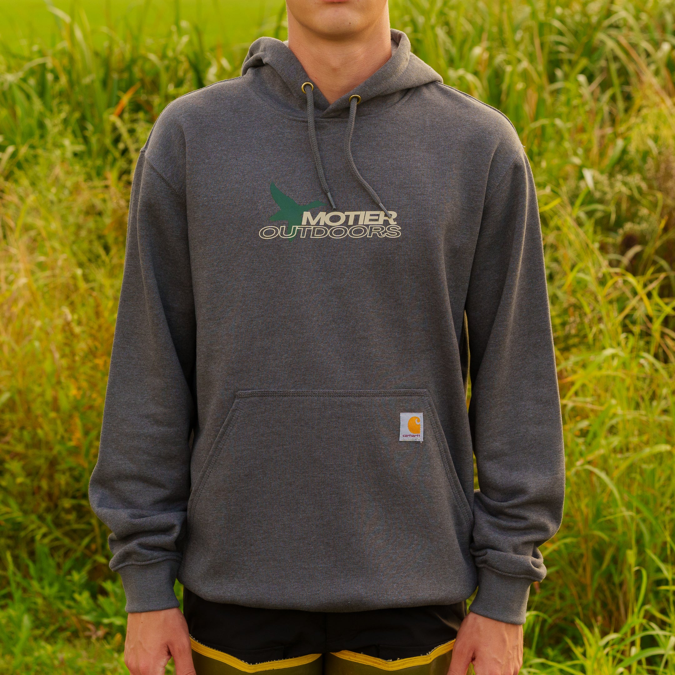 Motier Outdoors Carhartt Hoodie (Charcoal) - Motier Lafayette 