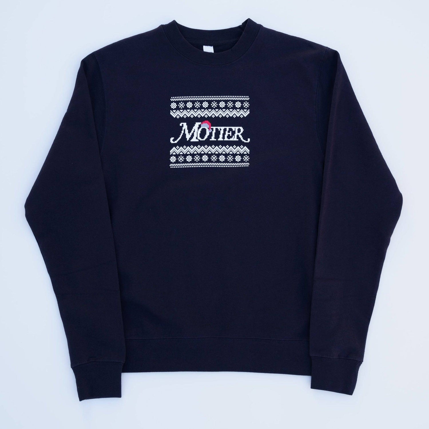 A Motier Christmas Crewneck (Navy) - Motier Lafayette 