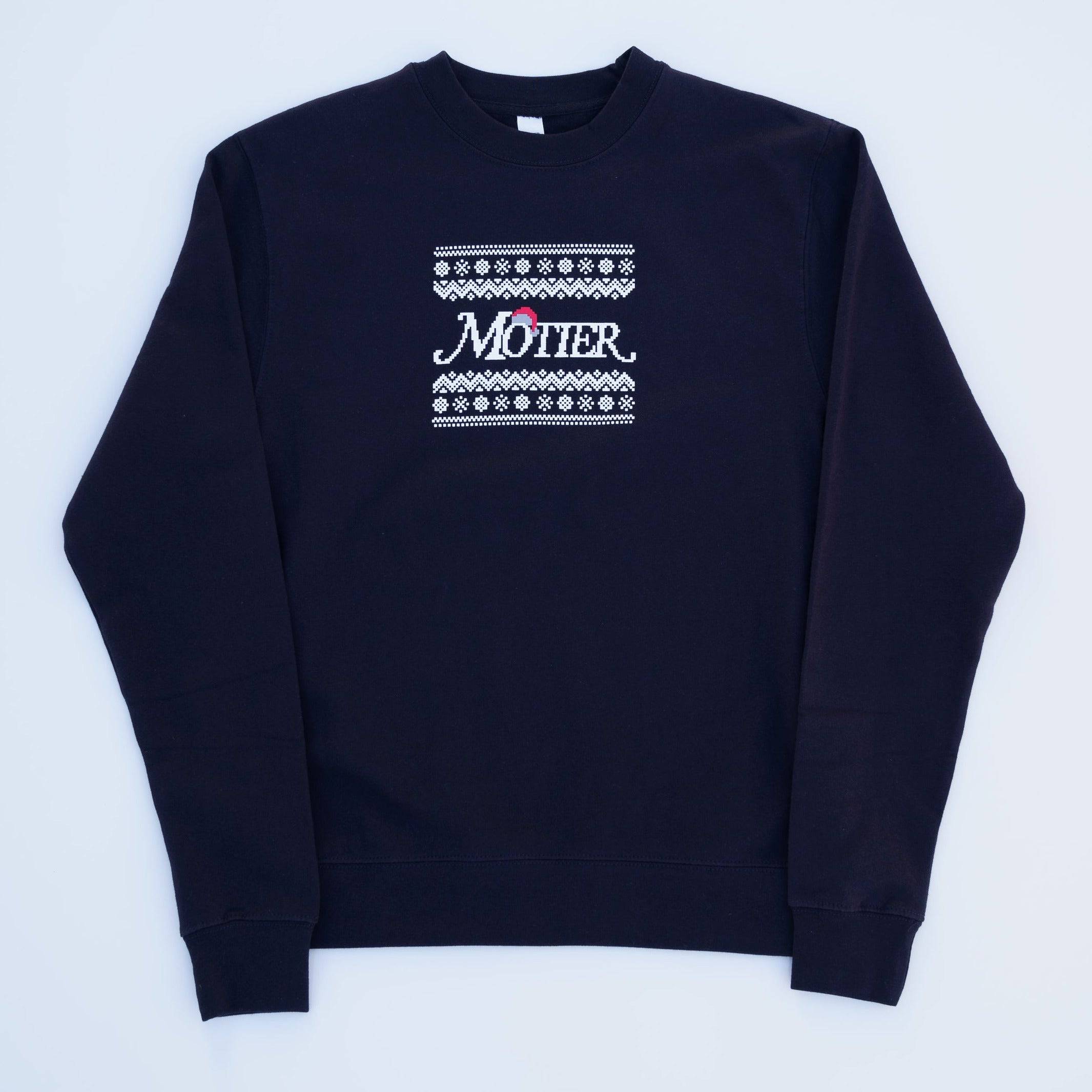 A Motier Christmas Crewneck (Navy) - Motier Lafayette 