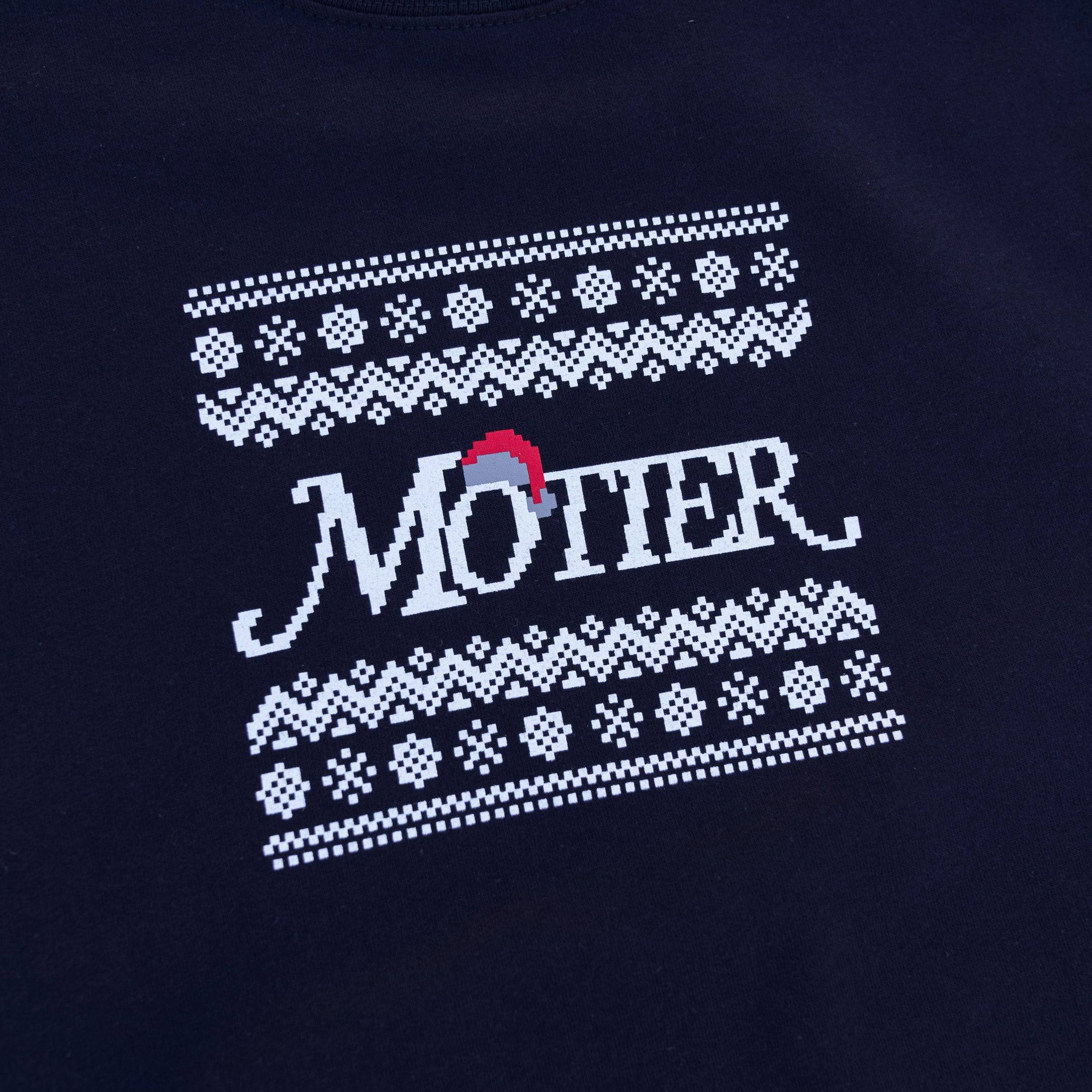 A Motier Christmas Crewneck (Navy) - Motier Lafayette 