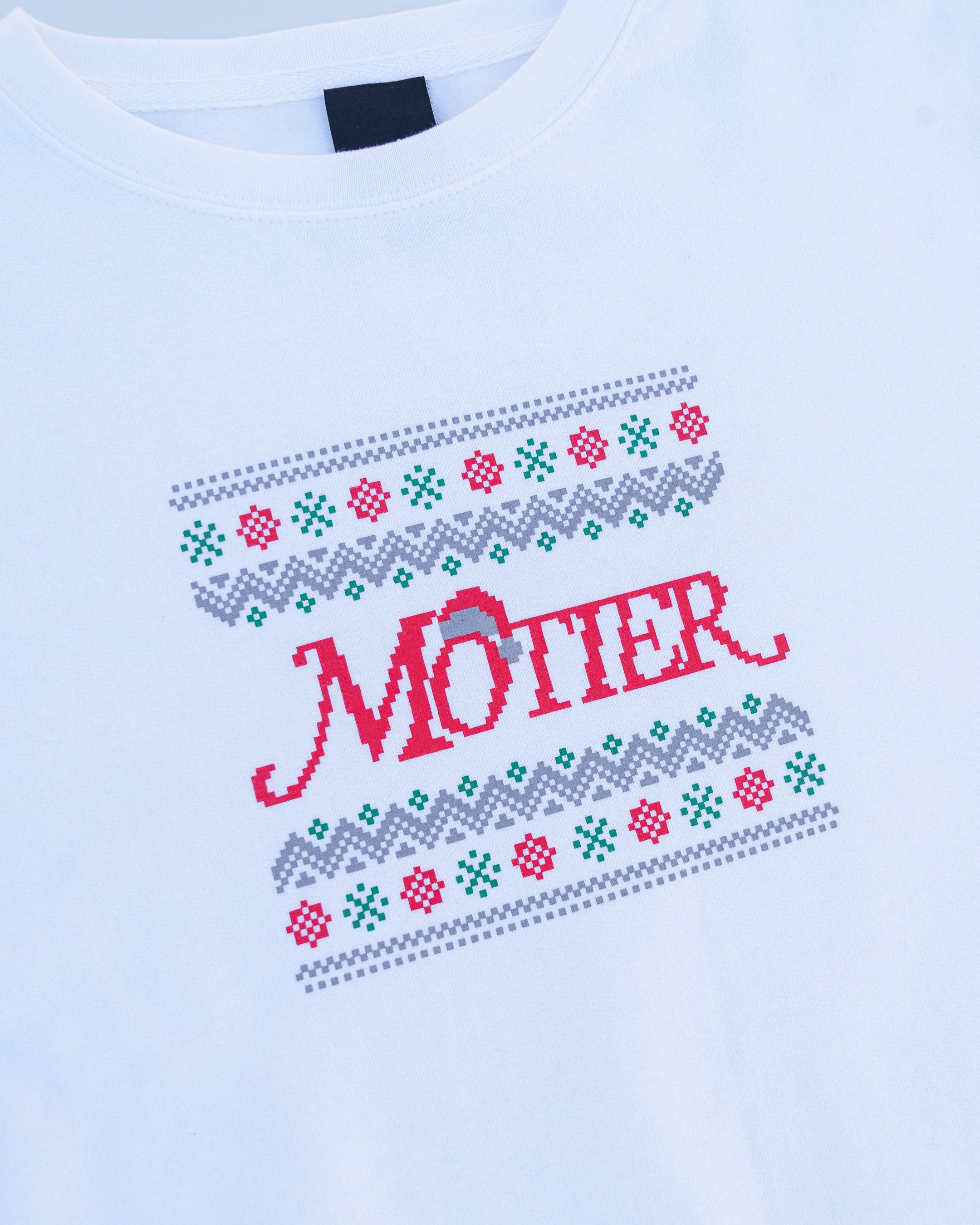 A Motier Christmas Crewneck (White) - Motier Lafayette 