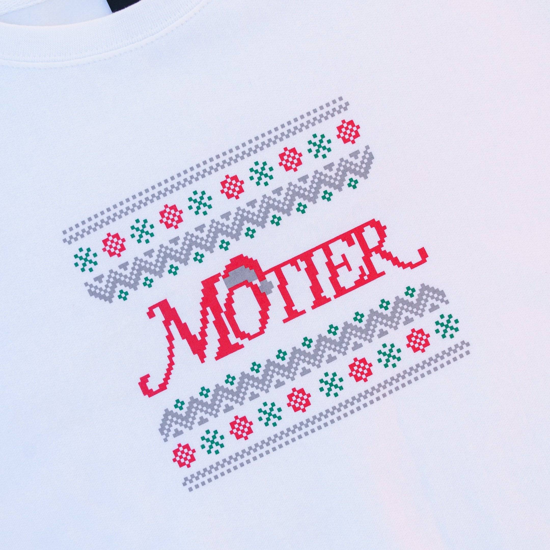 A Motier Christmas Crewneck (White) - Motier Lafayette 