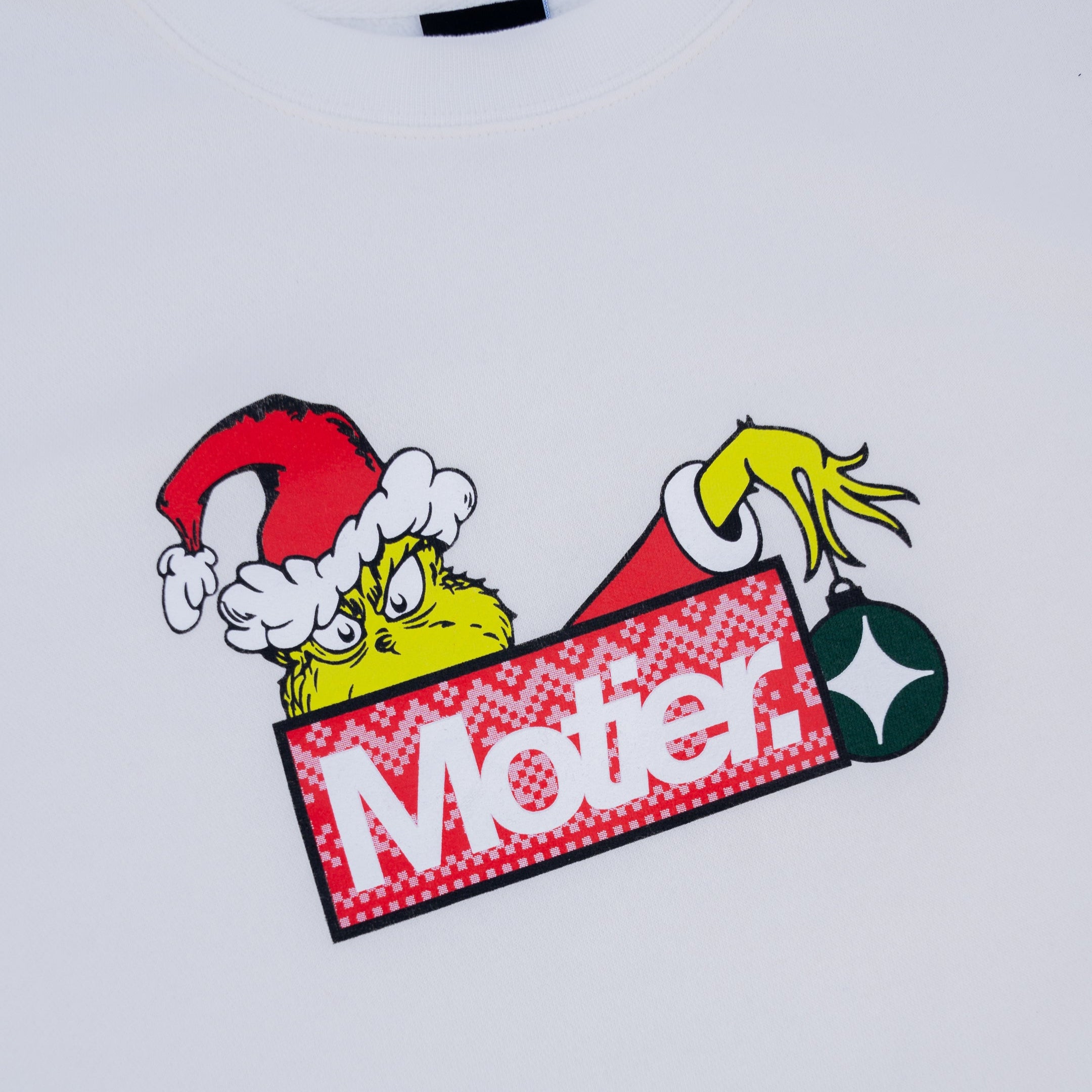 The Holiday Heist Crewneck (White) - Motier Lafayette 