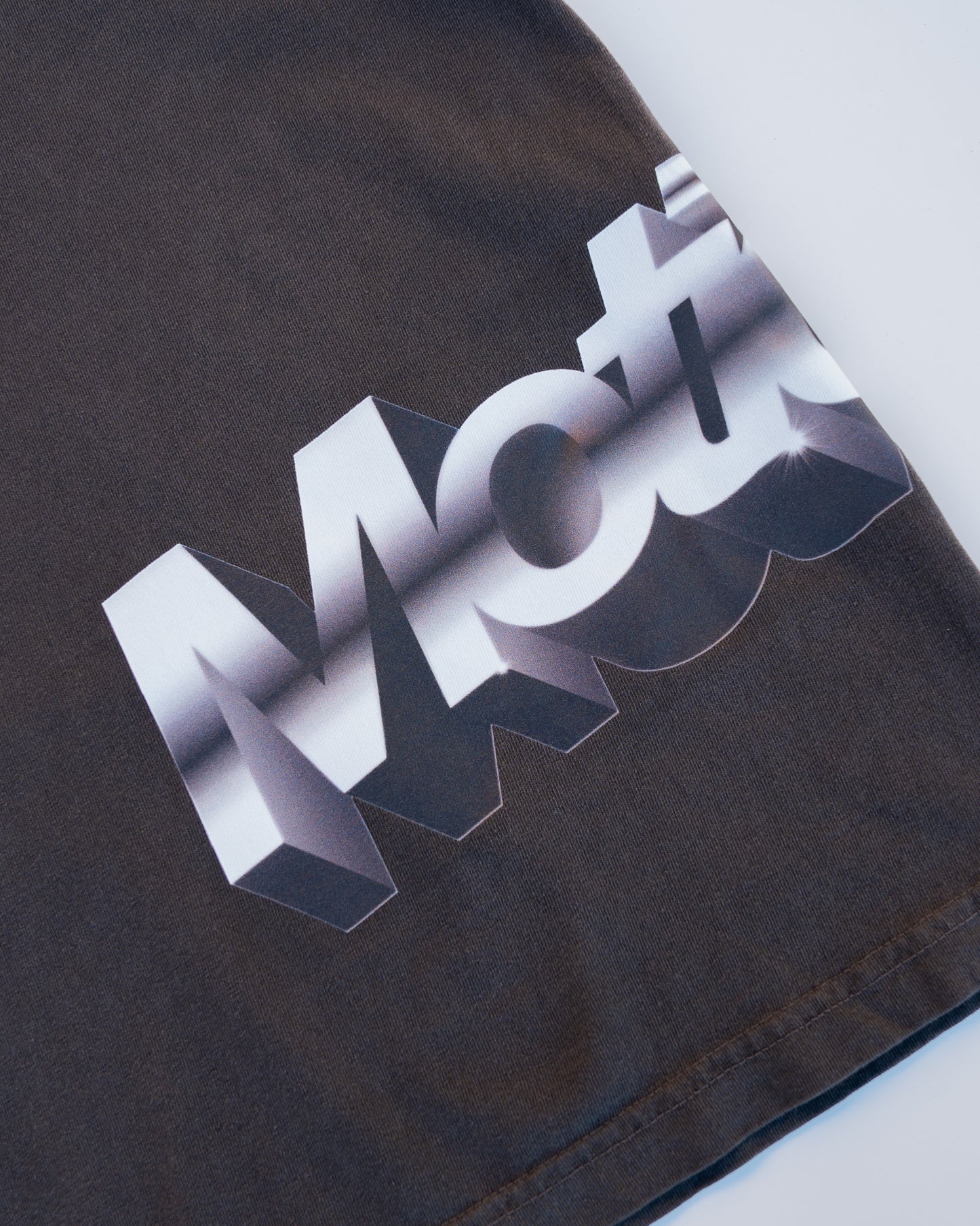 The Offset Chrome Tee (Graphite)