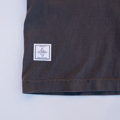 The Offset Chrome Tee (Graphite)
