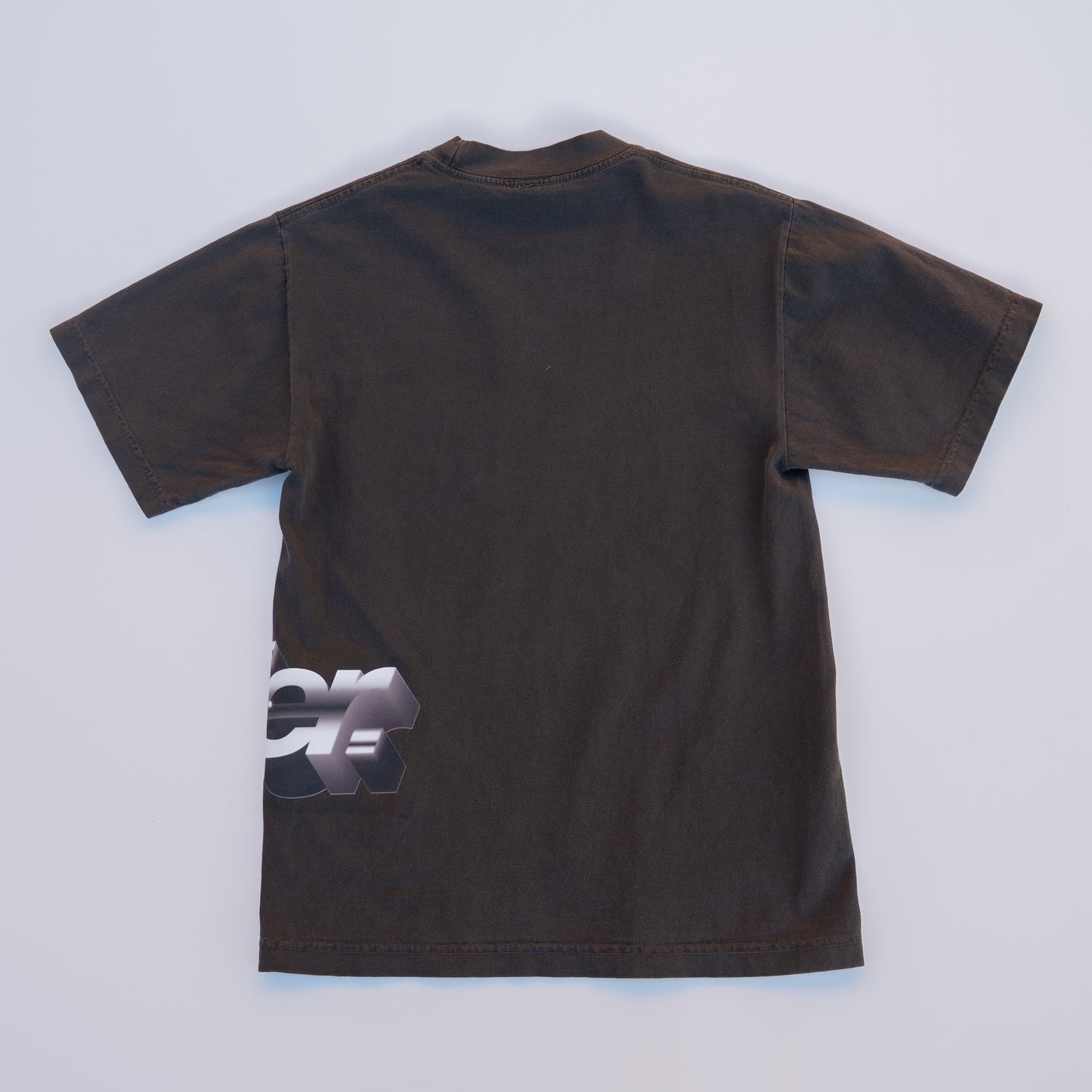 The Offset Chrome Tee (Graphite)