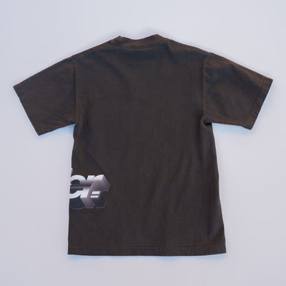 The Offset Chrome Tee (Graphite)