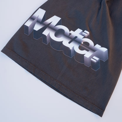 The Offset Chrome Tee (Graphite)