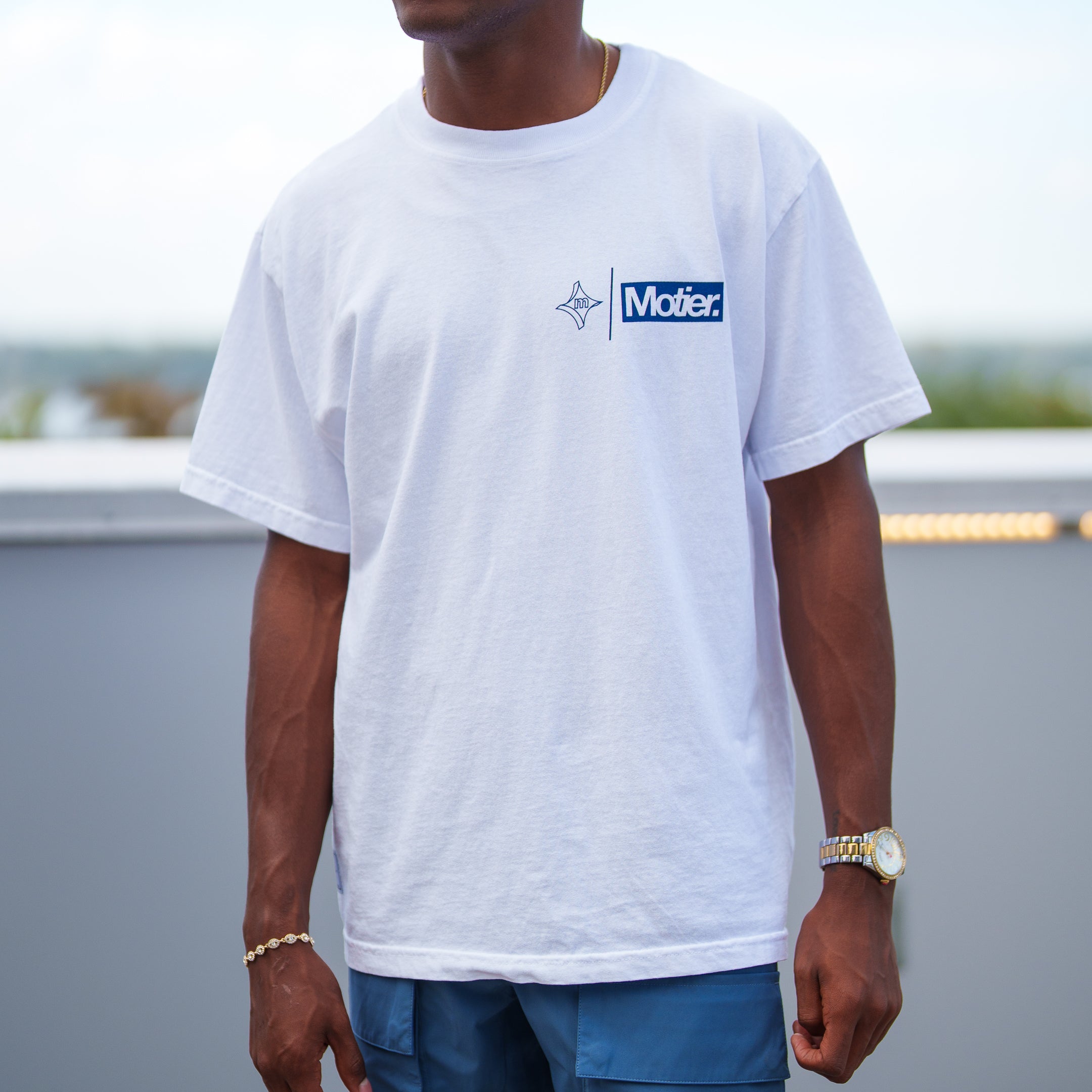 The Clarity Luxe Tee (White)