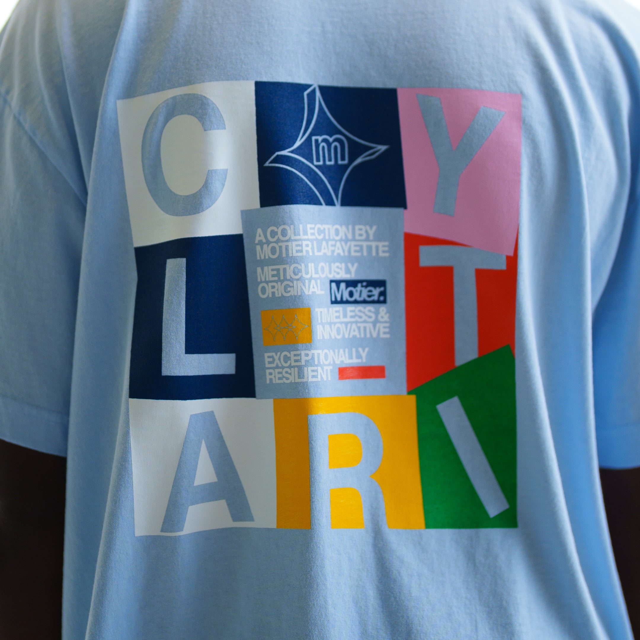 The Clarity Luxe Tee (Skyway)