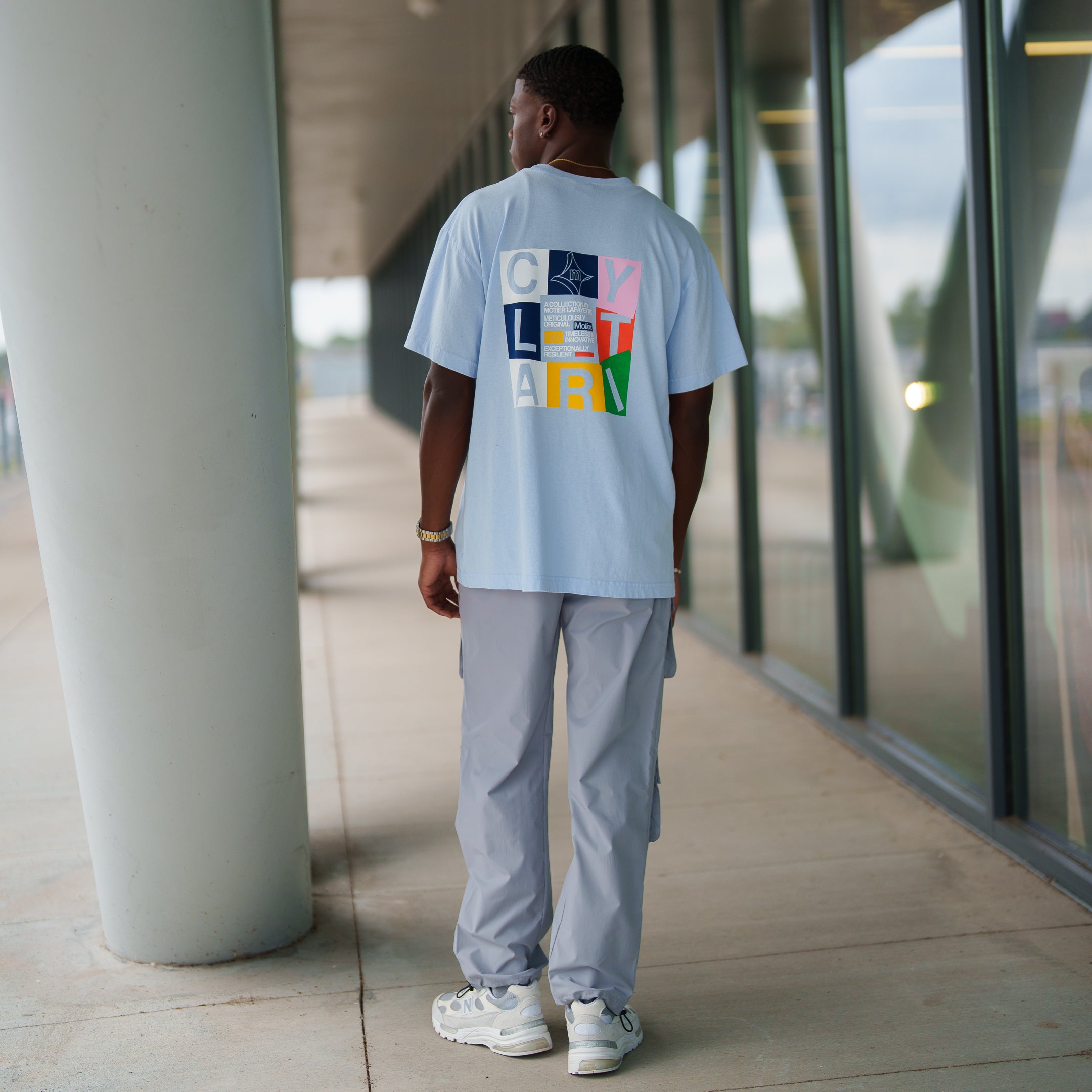 The Clarity Luxe Tee (Skyway)