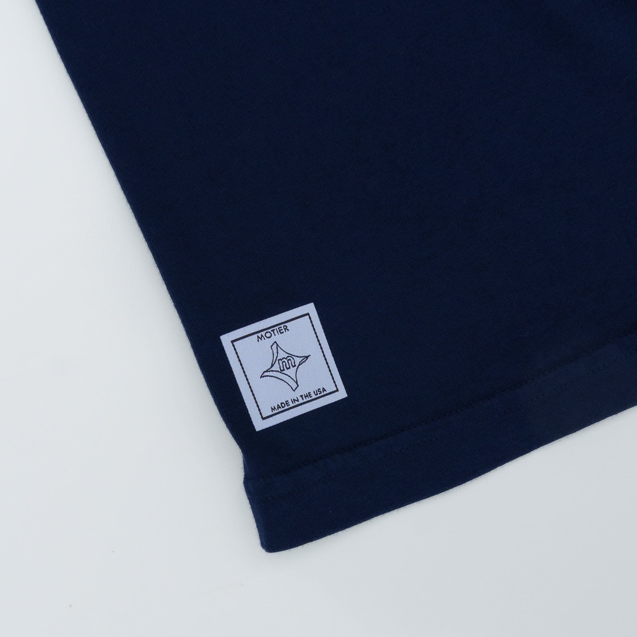 The Classic Logo 2.0 Signature Luxe Tee (Navy) - Motier Lafayette 
