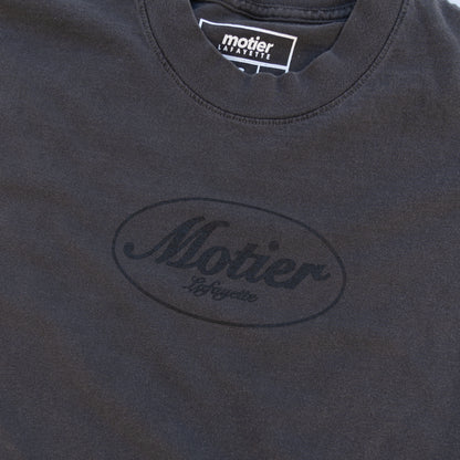 The Classic Logo 2.0 Luxe Tee (Faded Black) - Motier Lafayette 