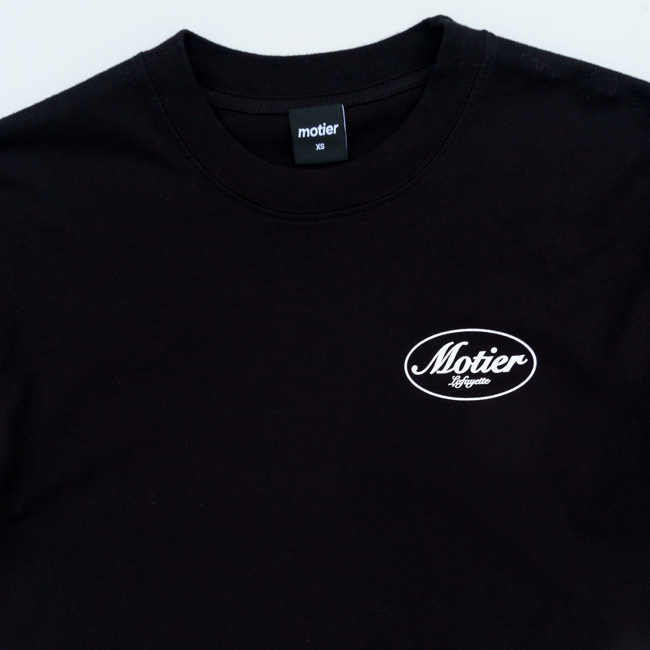 The Classic Logo 2.0 Signature Luxe Tee (Black) - Motier Lafayette 