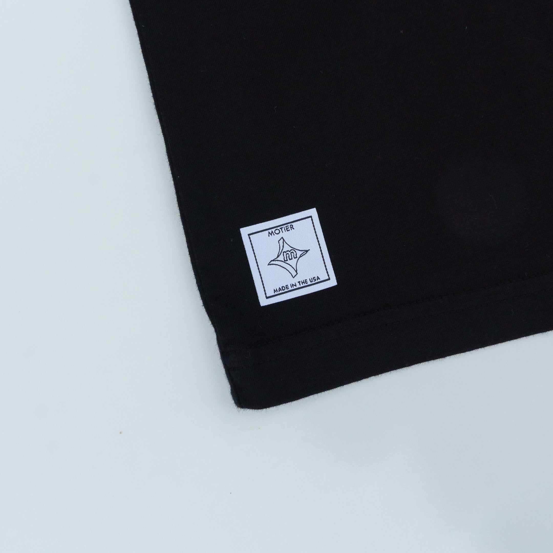 The Classic Logo 2.0 Signature Luxe Tee (Black) - Motier Lafayette 