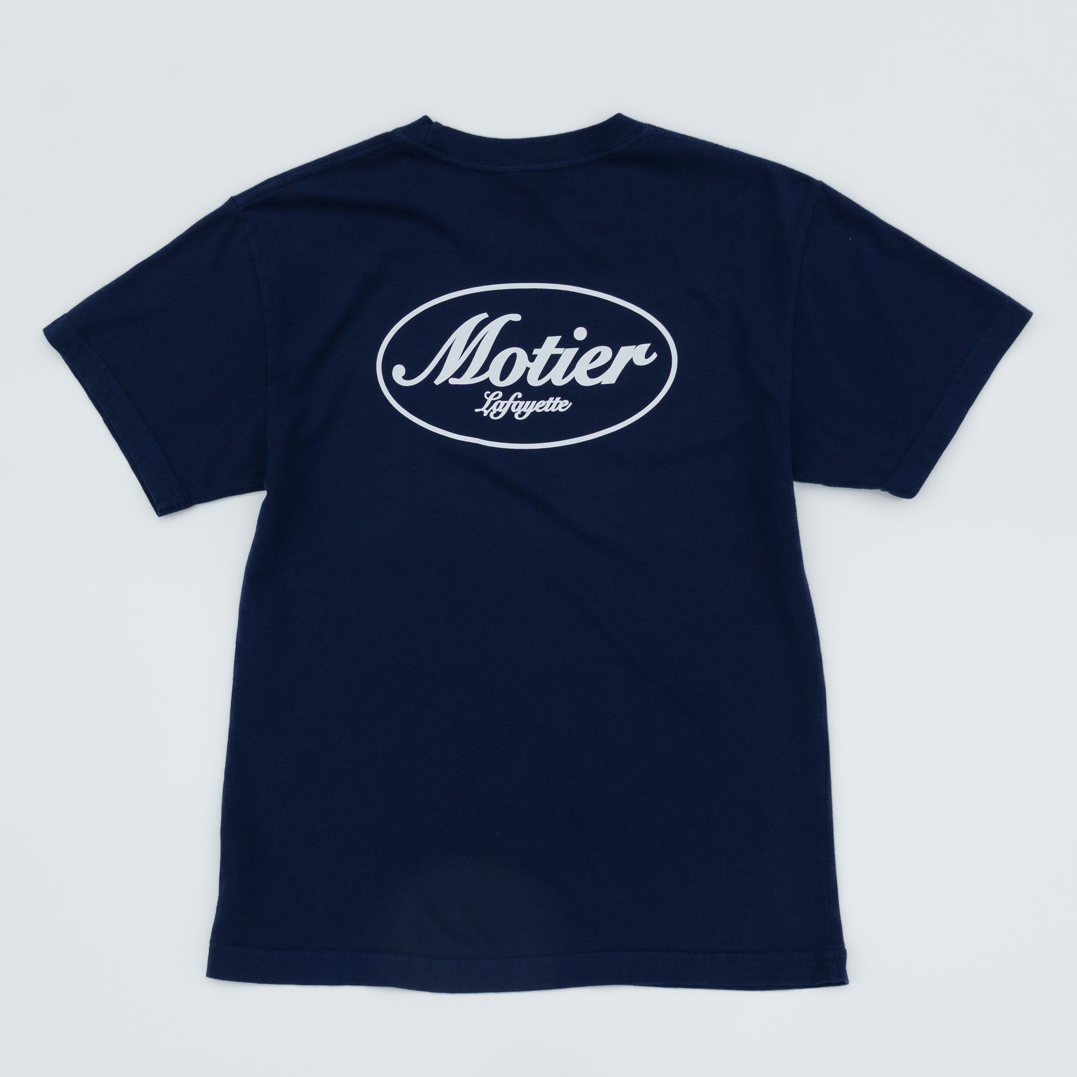 The Classic Logo 2.0 Signature Luxe Tee (Navy) - Motier Lafayette 