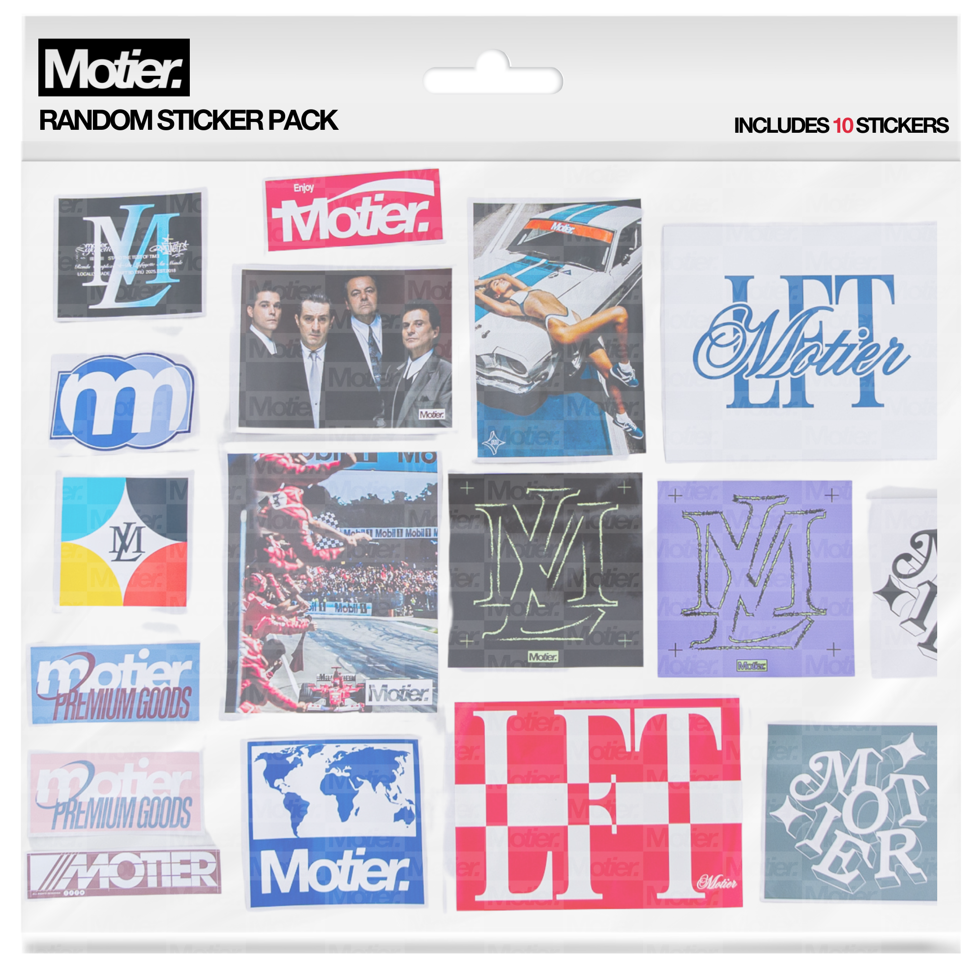 Motier Sticker Pack (10 Stickers) - Motier Lafayette 