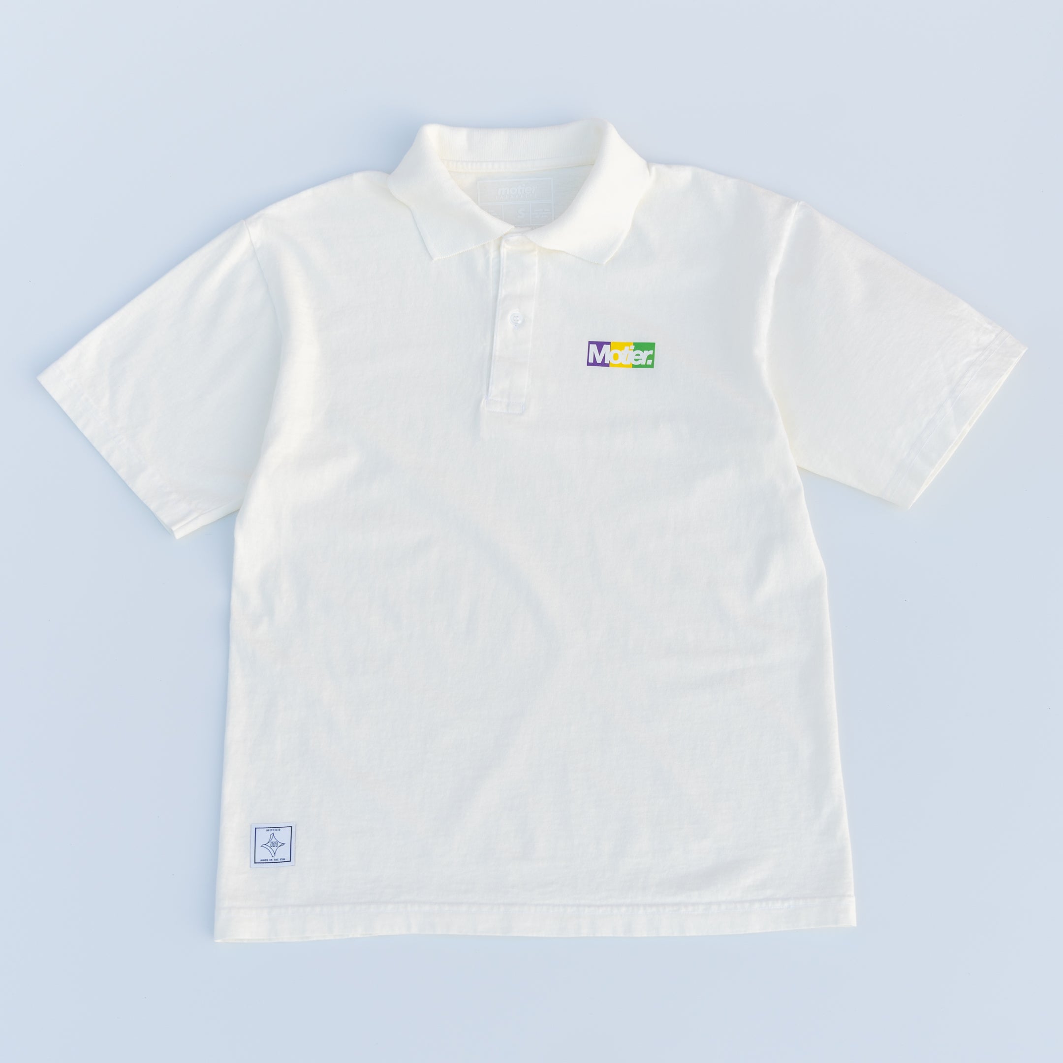 The Krewe De Motier S/S Polo (Off-White) - Motier Lafayette 