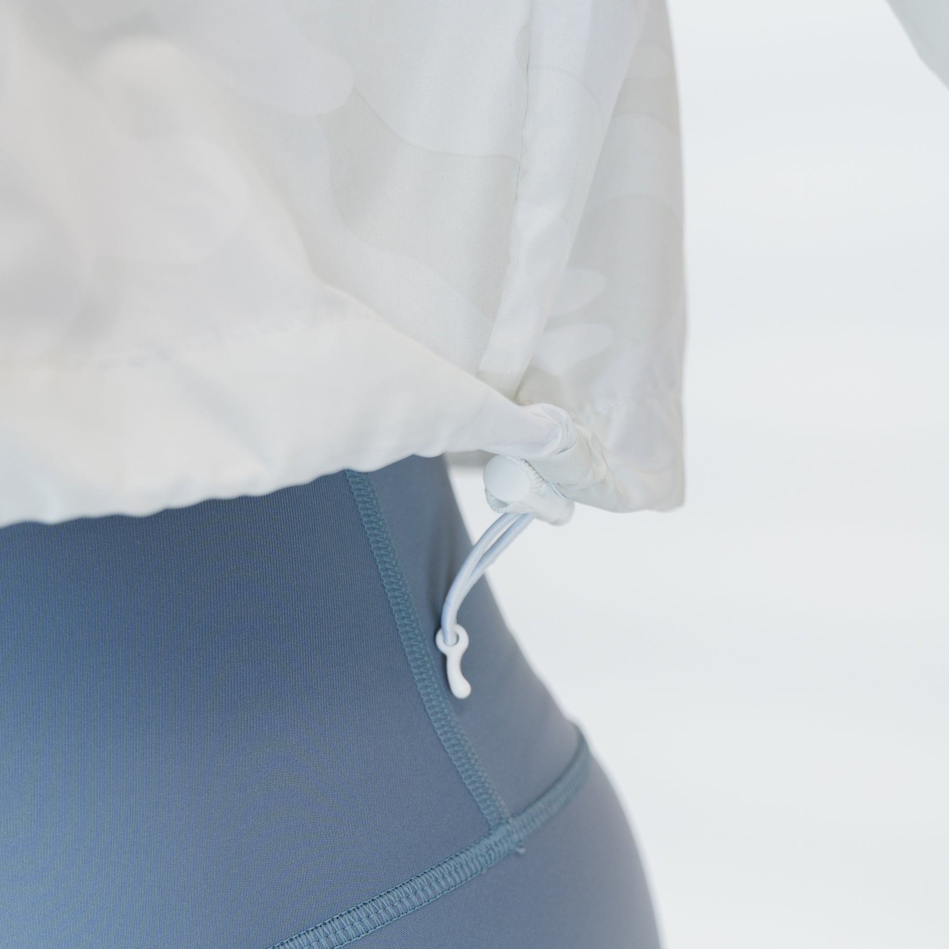 Women's Cropped Anorak (Snow) - Motier Lafayette 