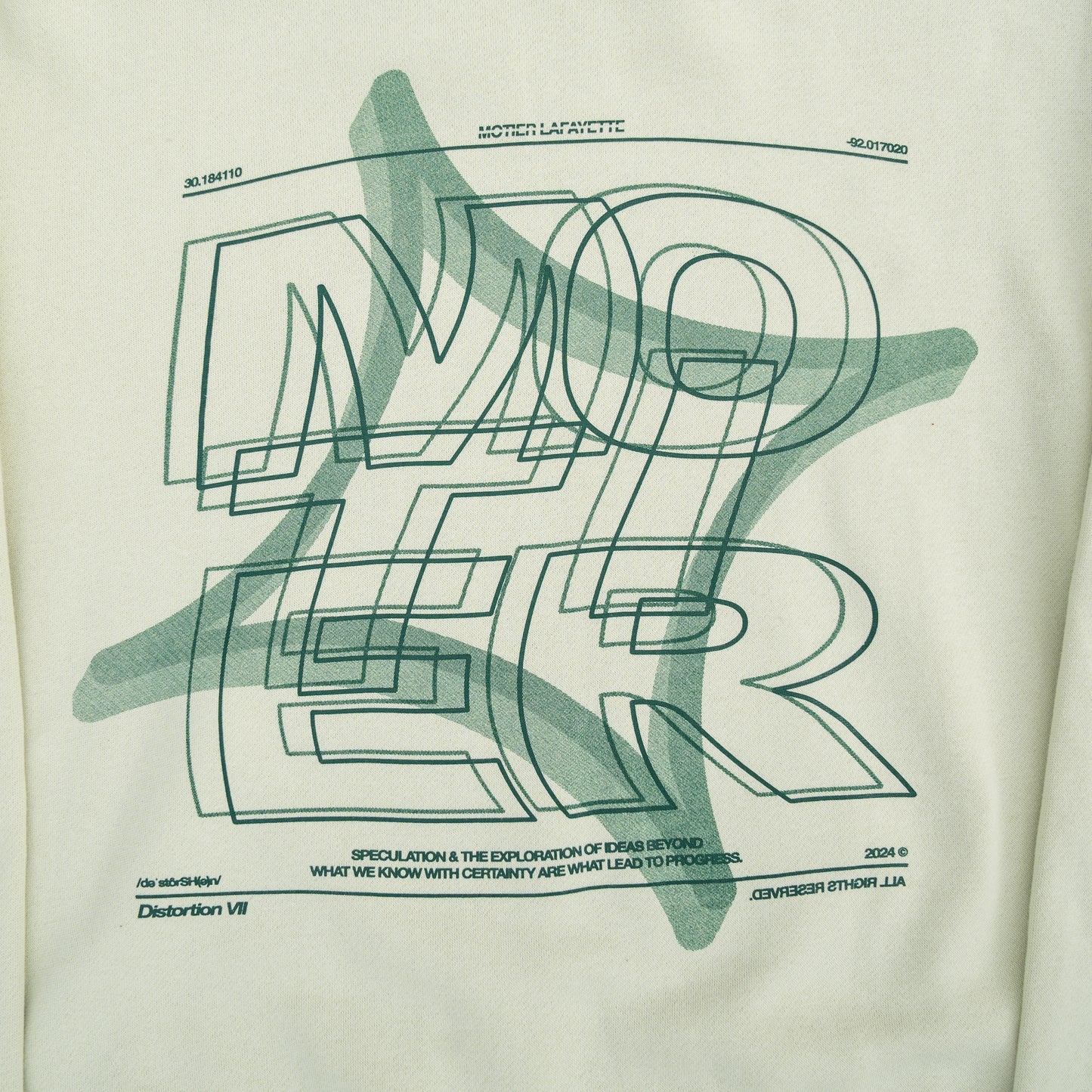 The Distortion VII Hoodie (Honey Dew) - Motier Lafayette 