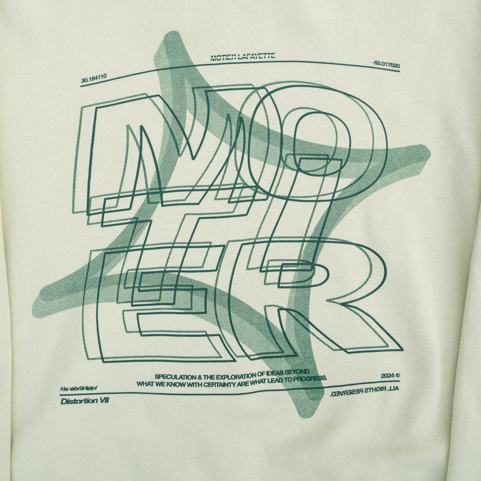 The Distortion VII Hoodie (Honey Dew) - Motier Lafayette 