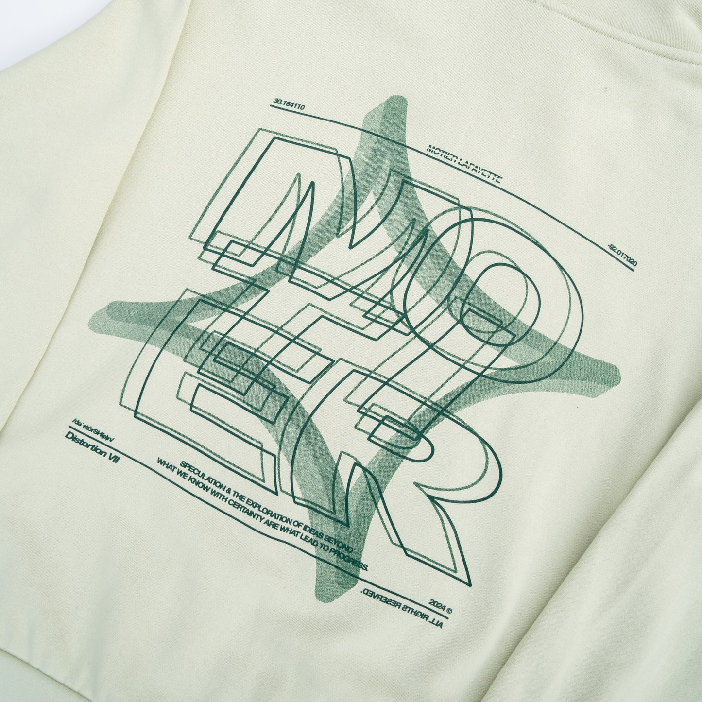 The Distortion VII Hoodie (Honey Dew) - Motier Lafayette 