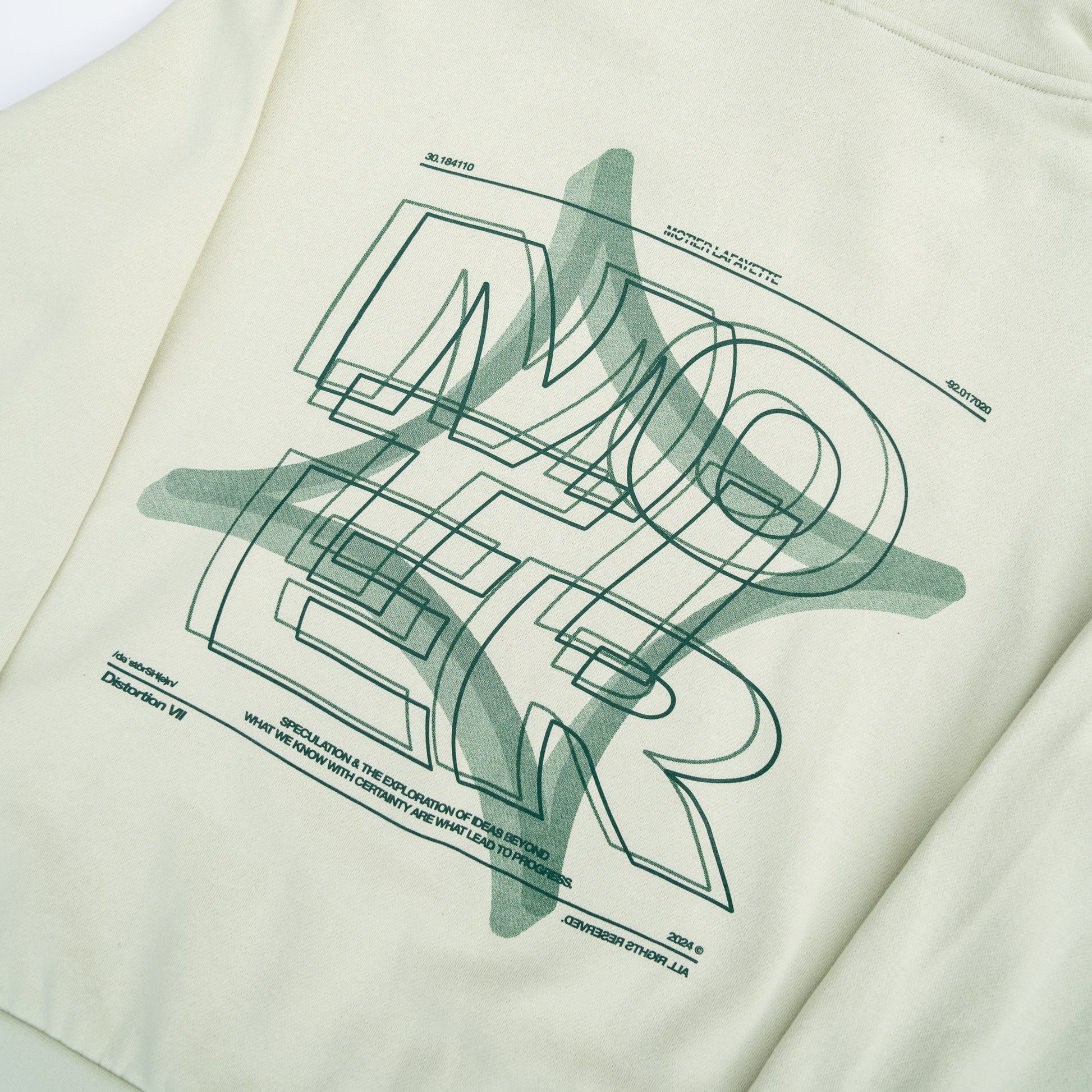 The Distortion VII Hoodie (Honey Dew) - Motier Lafayette 