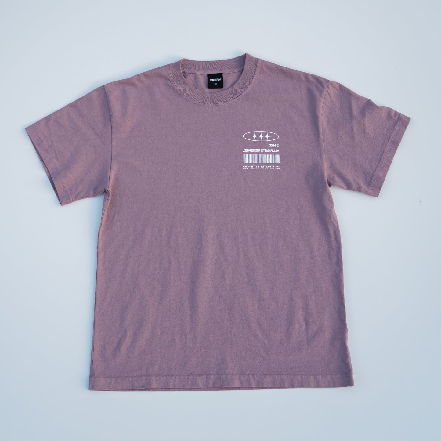 The Distortion VII Luxe Tee (Rosewood Mist) - Motier Lafayette 