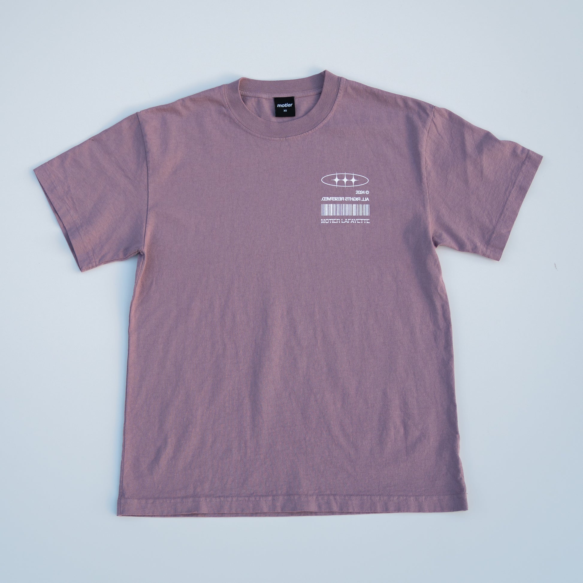 The Distortion VII Luxe Tee (Rosewood Mist) - Motier Lafayette 