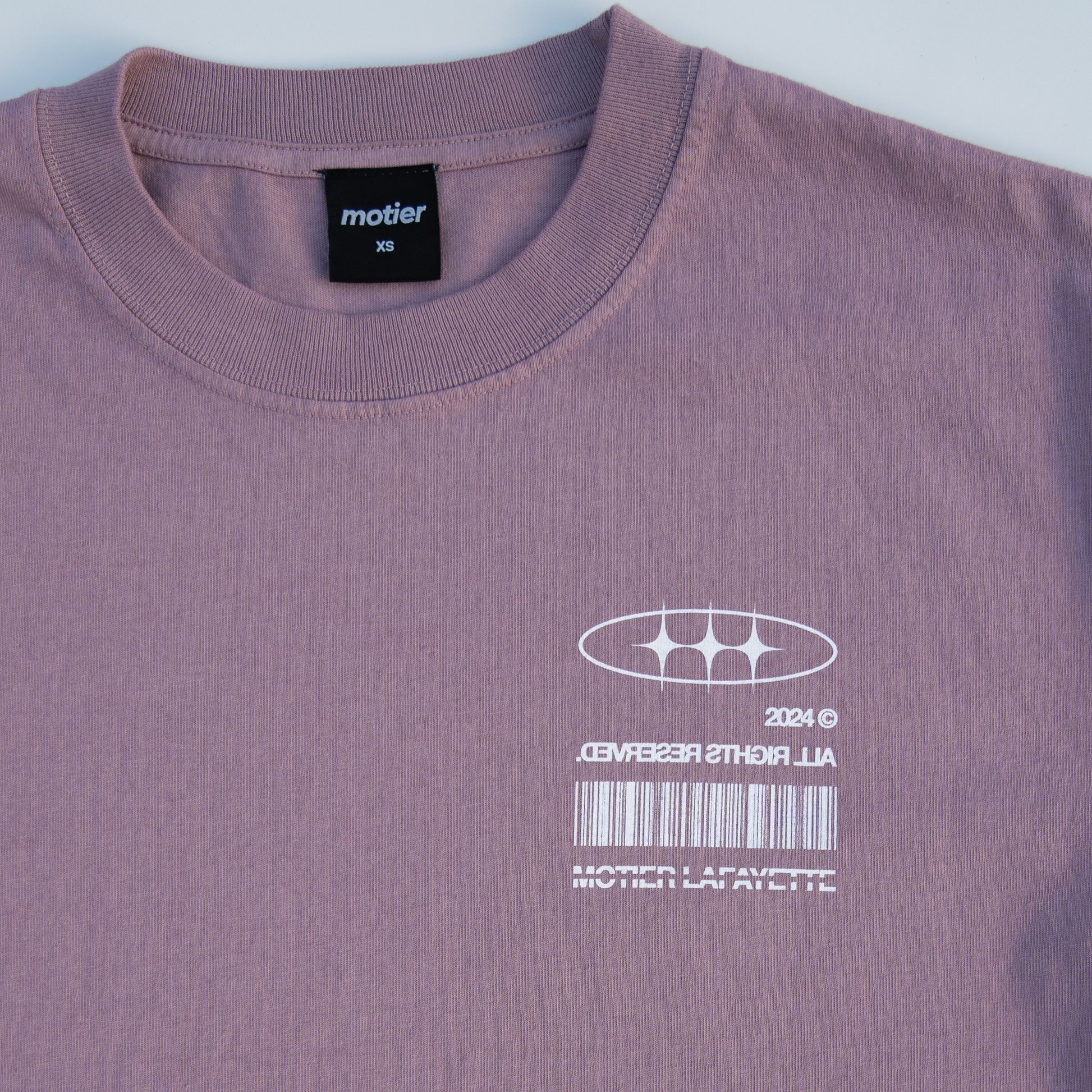 The Distortion VII Luxe Tee (Rosewood Mist) - Motier Lafayette 