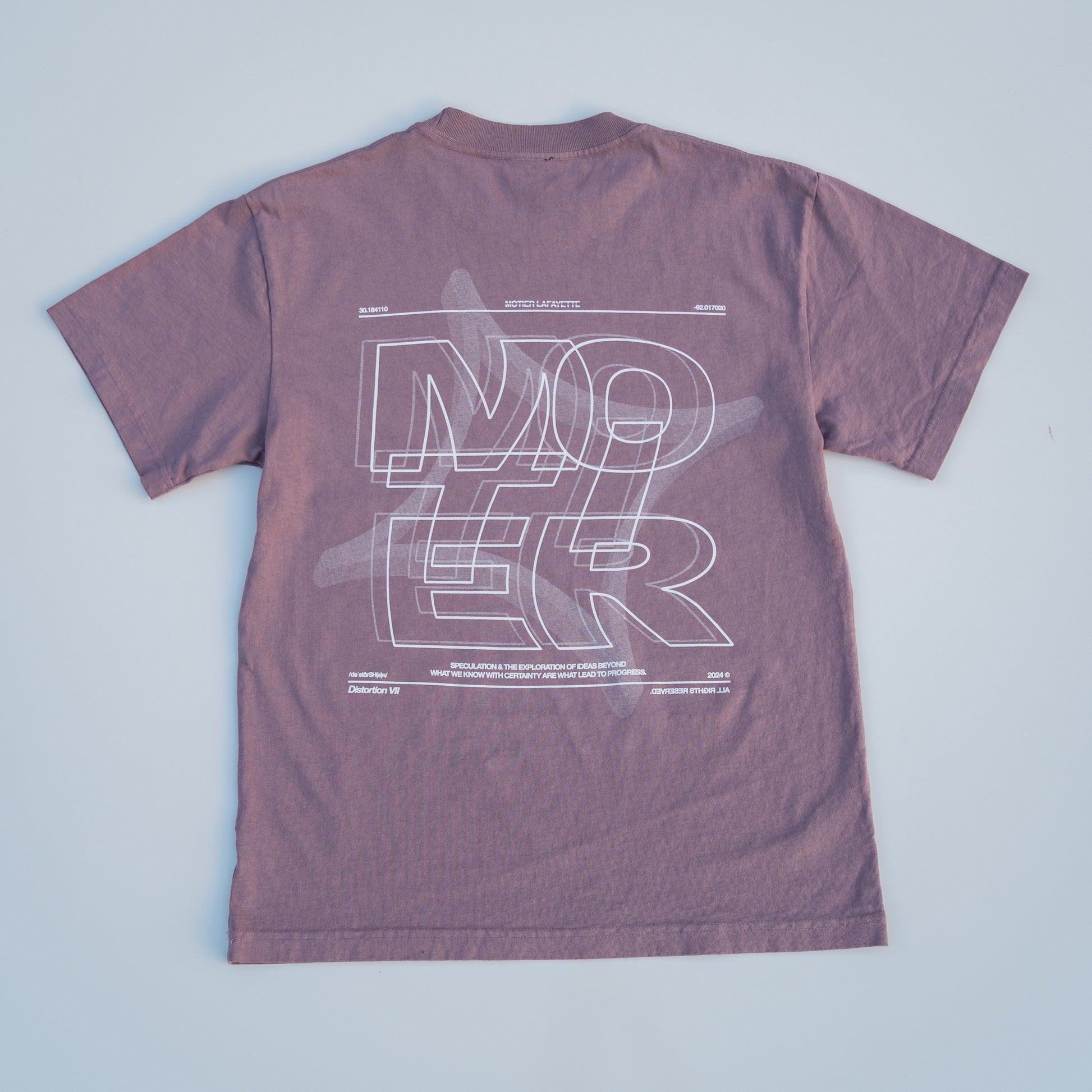 The Distortion VII Luxe Tee (Rosewood Mist) - Motier Lafayette 