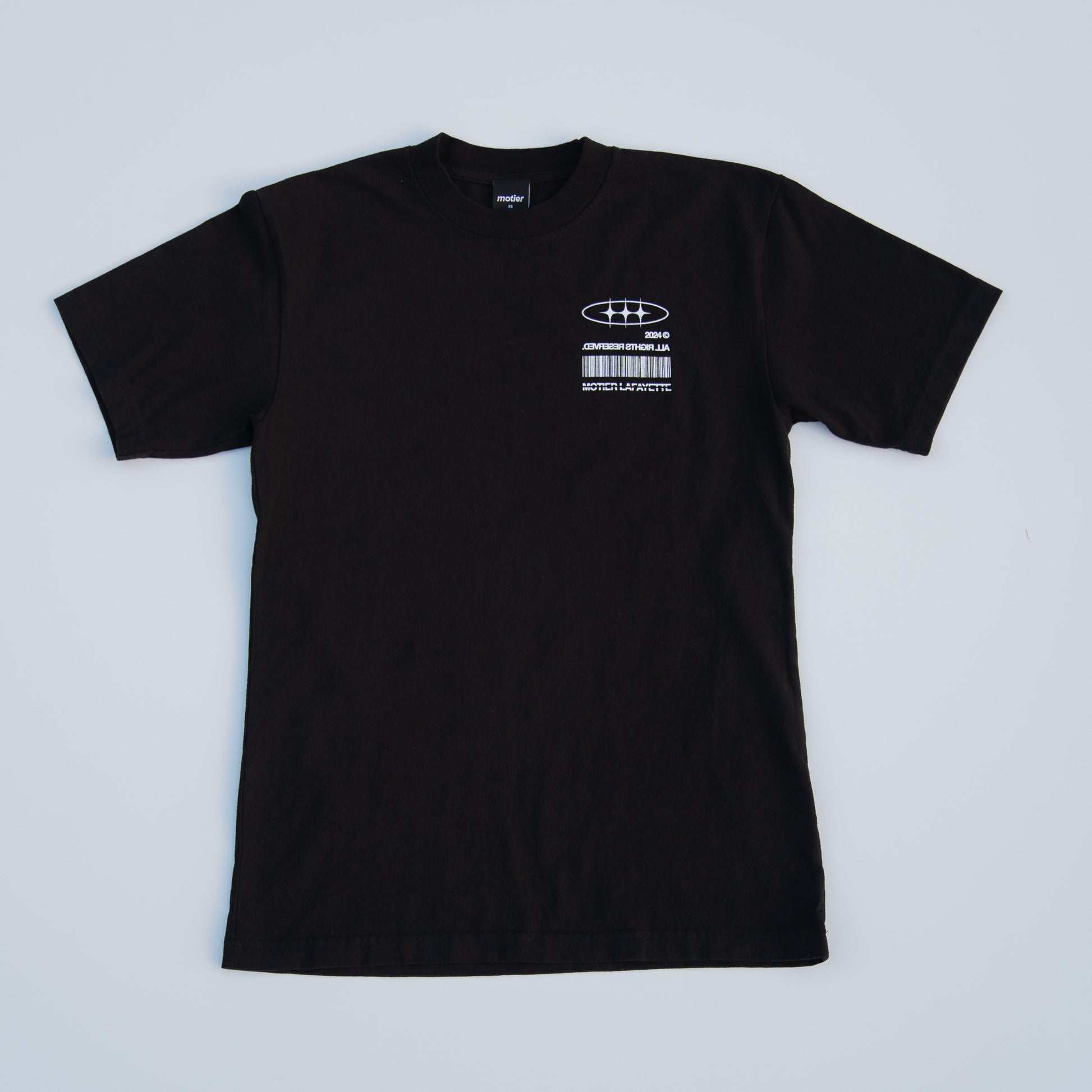 The Distortion VII Luxe Tee (Black) - Motier Lafayette 