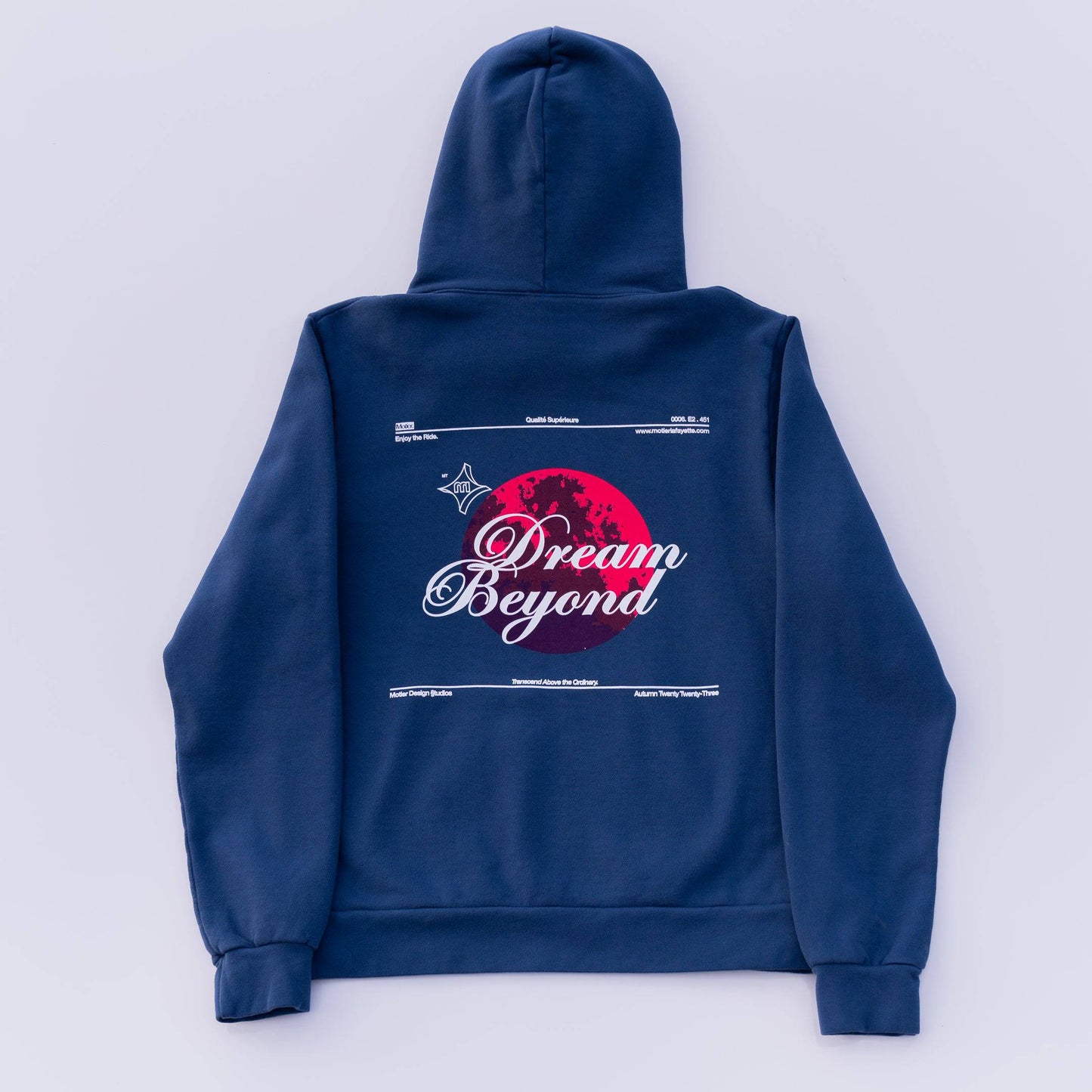 The Dream Beyond Luxe Hoodie (Navy) - Motier Lafayette 